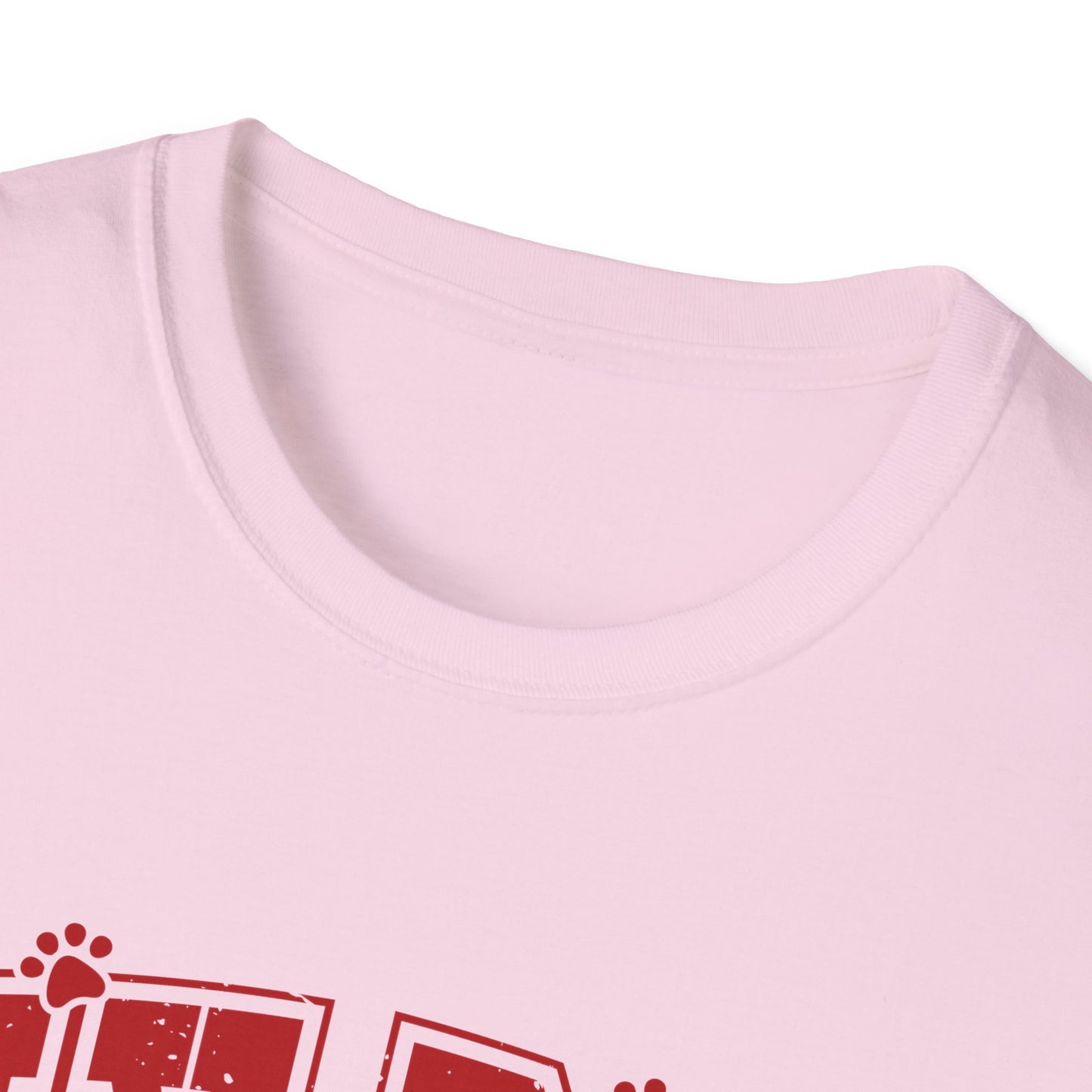 My Dog is my Valentine - Unisex Softstyle T-Shirt