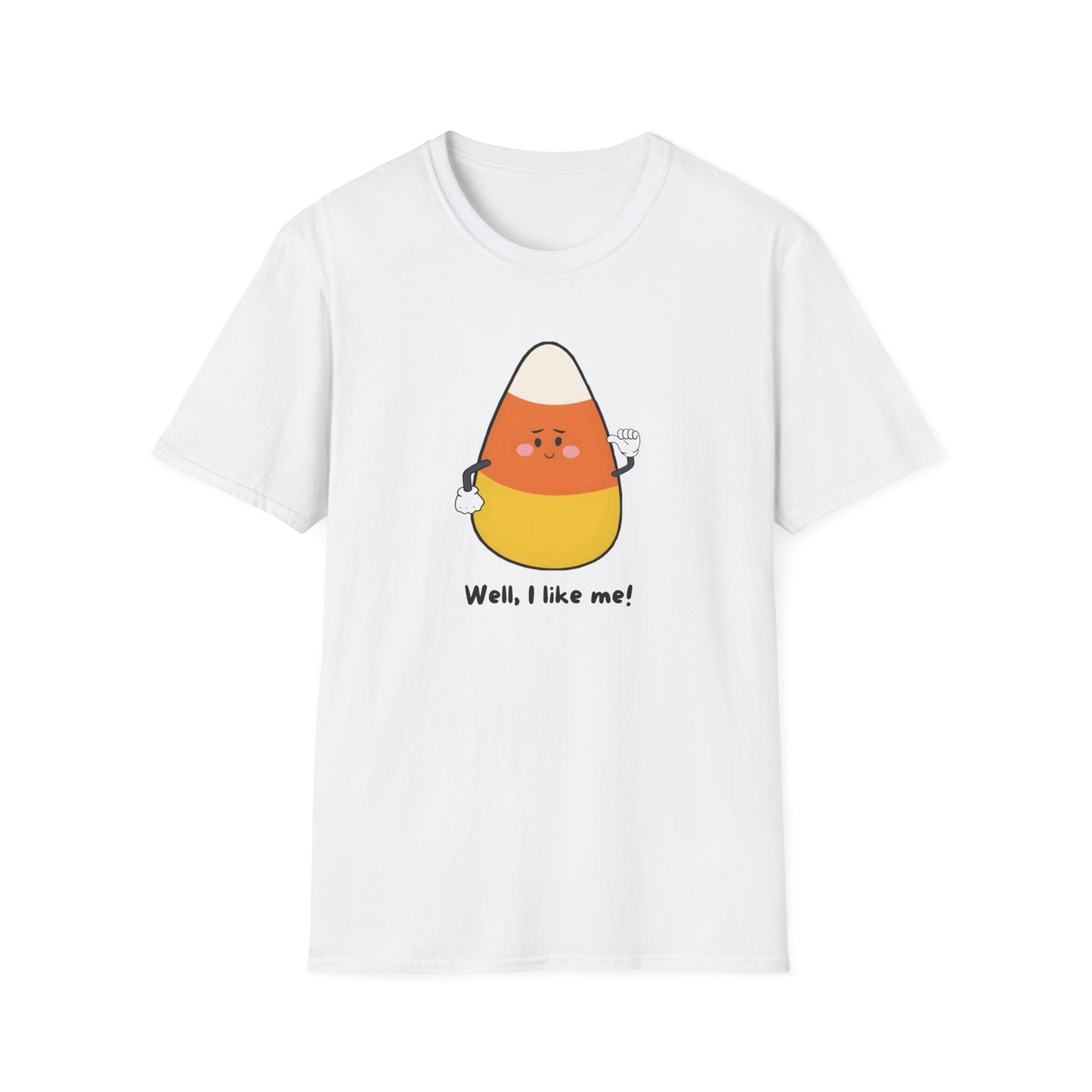 Candy Corn Positive Self Talk - Unisex Softstyle T-Shirt