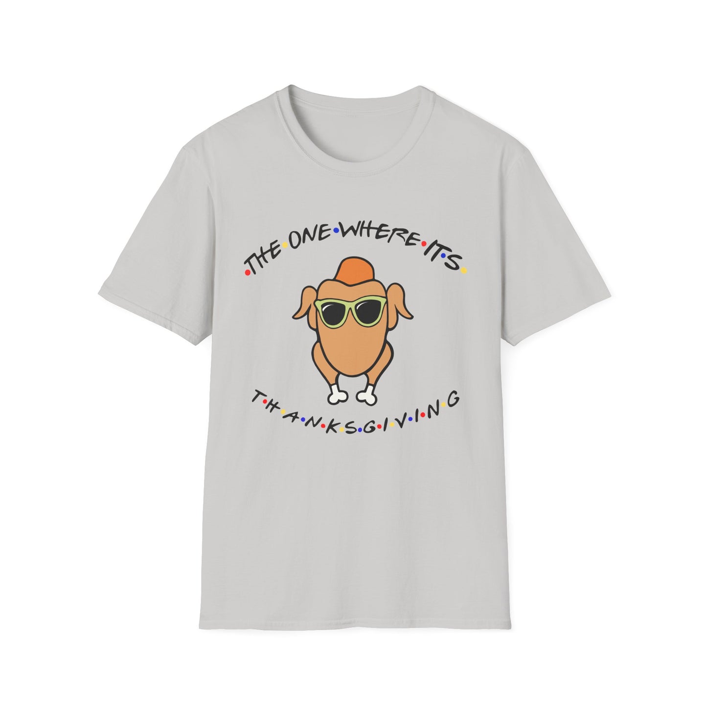 Friends Thanksgiving - Unisex Softstyle T-Shirt