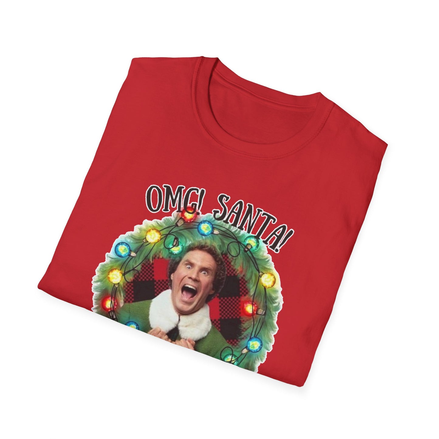 OMG Santa!! - Unisex Softstyle T-Shirt