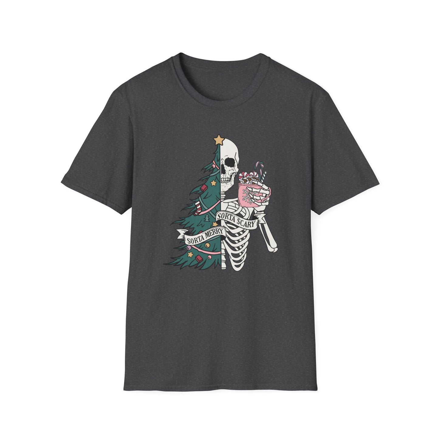 Sorta Merry Sorta Scary - Unisex Softstyle T-Shirt