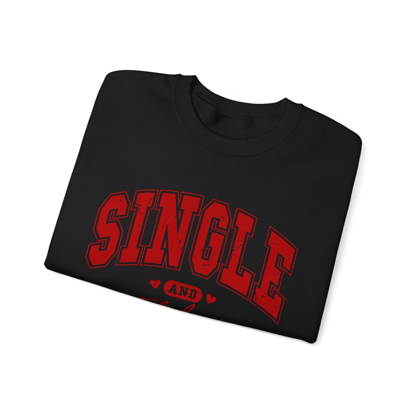 Single and Fabulous - Unisex Heavy Blend™ Crewneck Sweatshirt