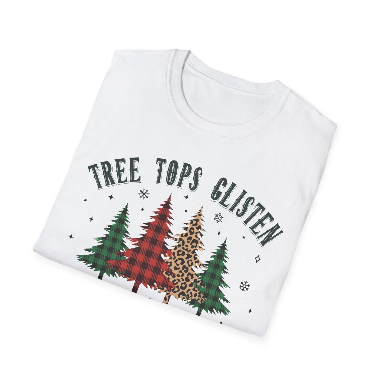 Treetops Glisten - Unisex Softstyle T-Shirt