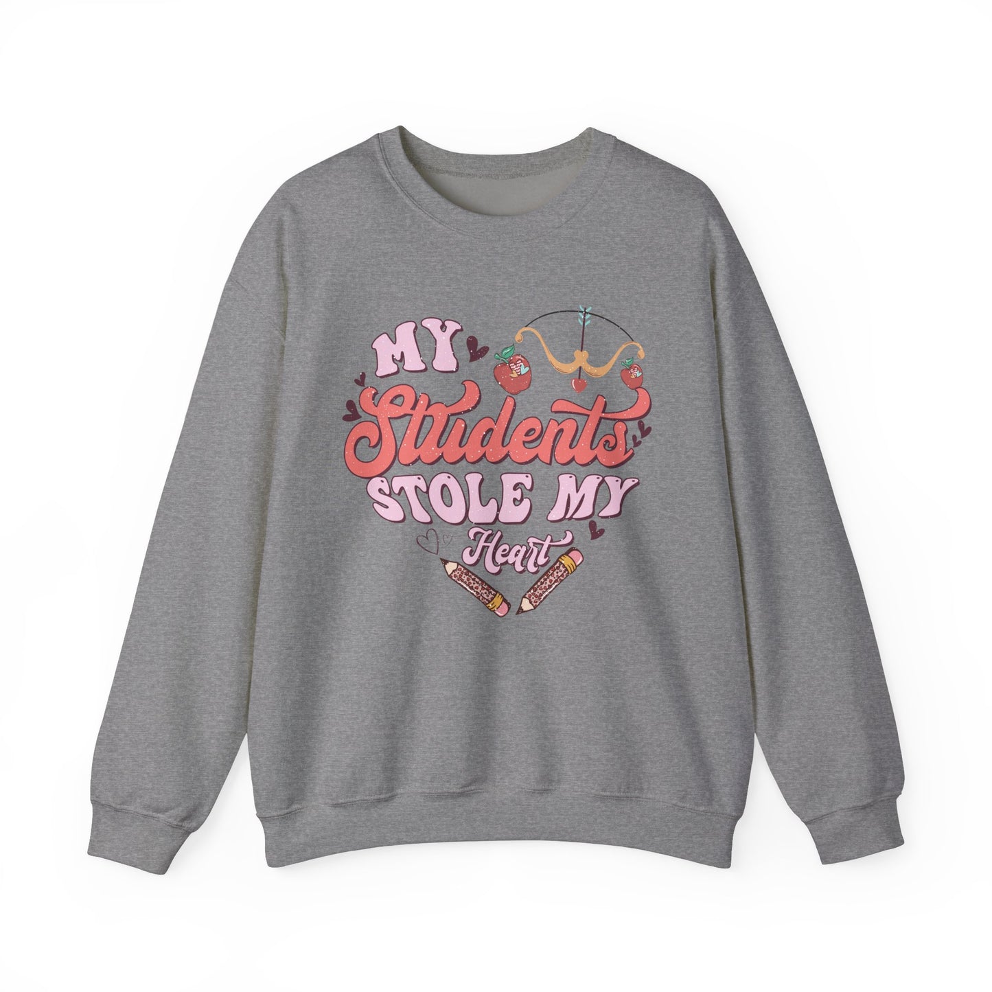 My Students Stole My Heart - Unisex Heavy Blend™ Crewneck Sweatshirt