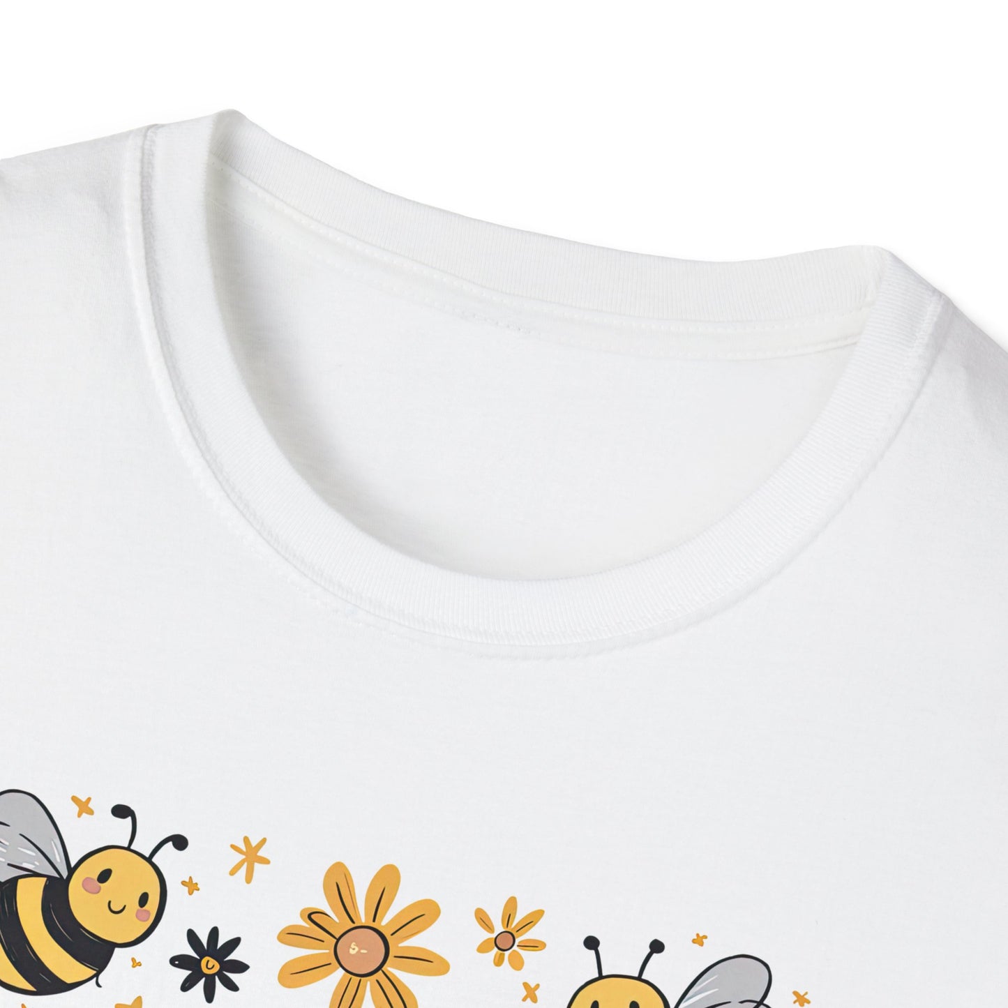 Bee Kind, Sweet, Happy - Unisex Softstyle T-Shirt