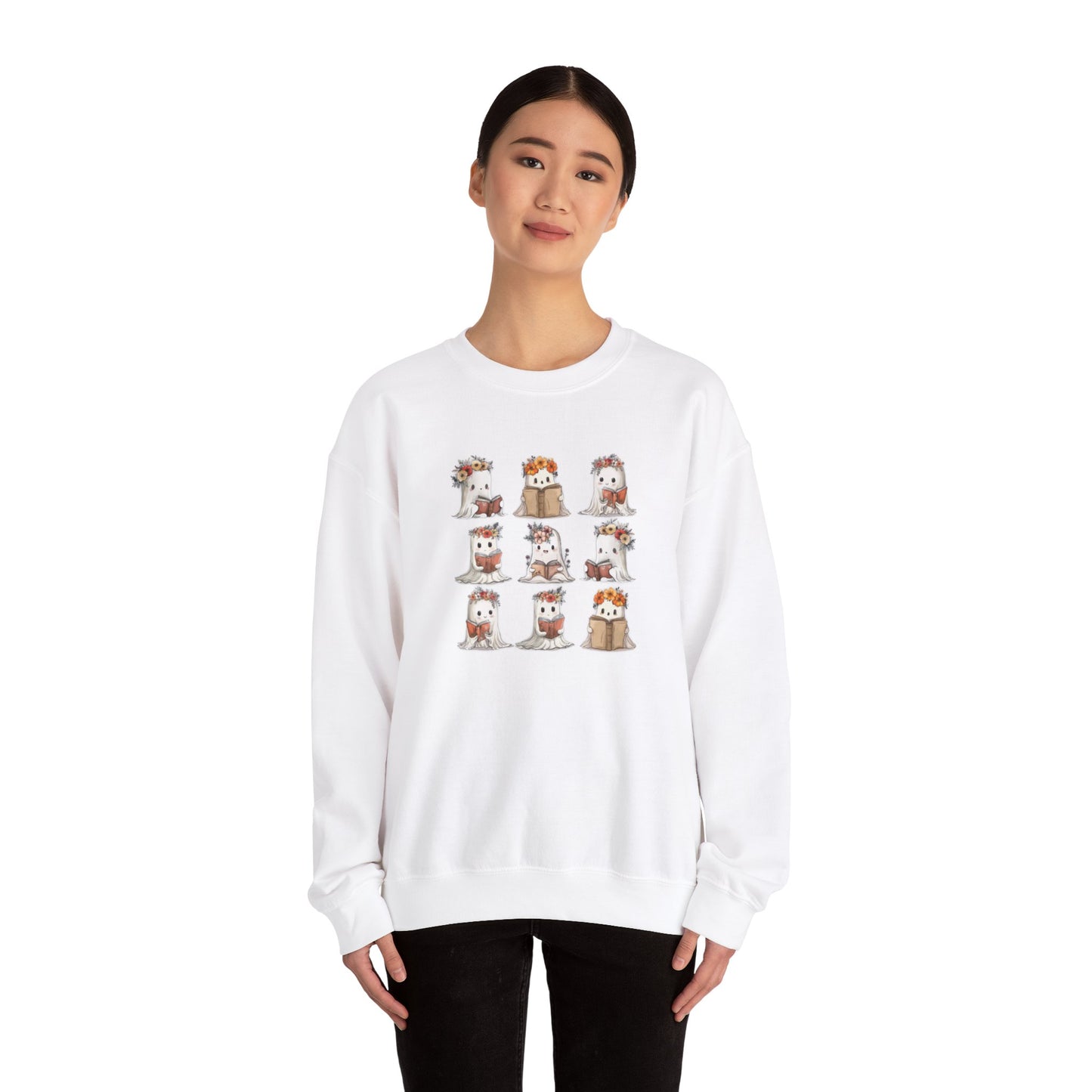 Reading Ghosts - Unisex Heavy Blend™ Crewneck Sweatshirt