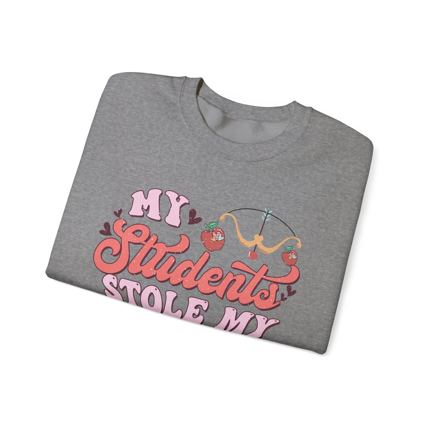 My Students Stole My Heart - Unisex Heavy Blend™ Crewneck Sweatshirt