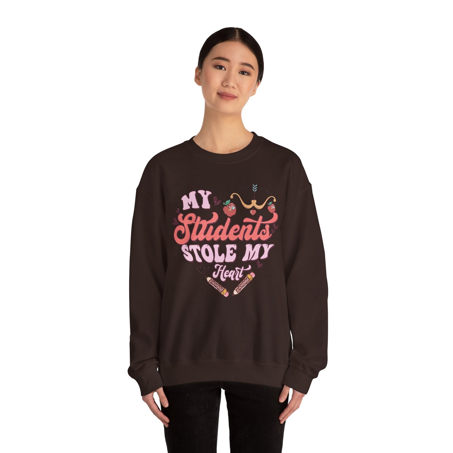 My Students Stole My Heart - Unisex Heavy Blend™ Crewneck Sweatshirt