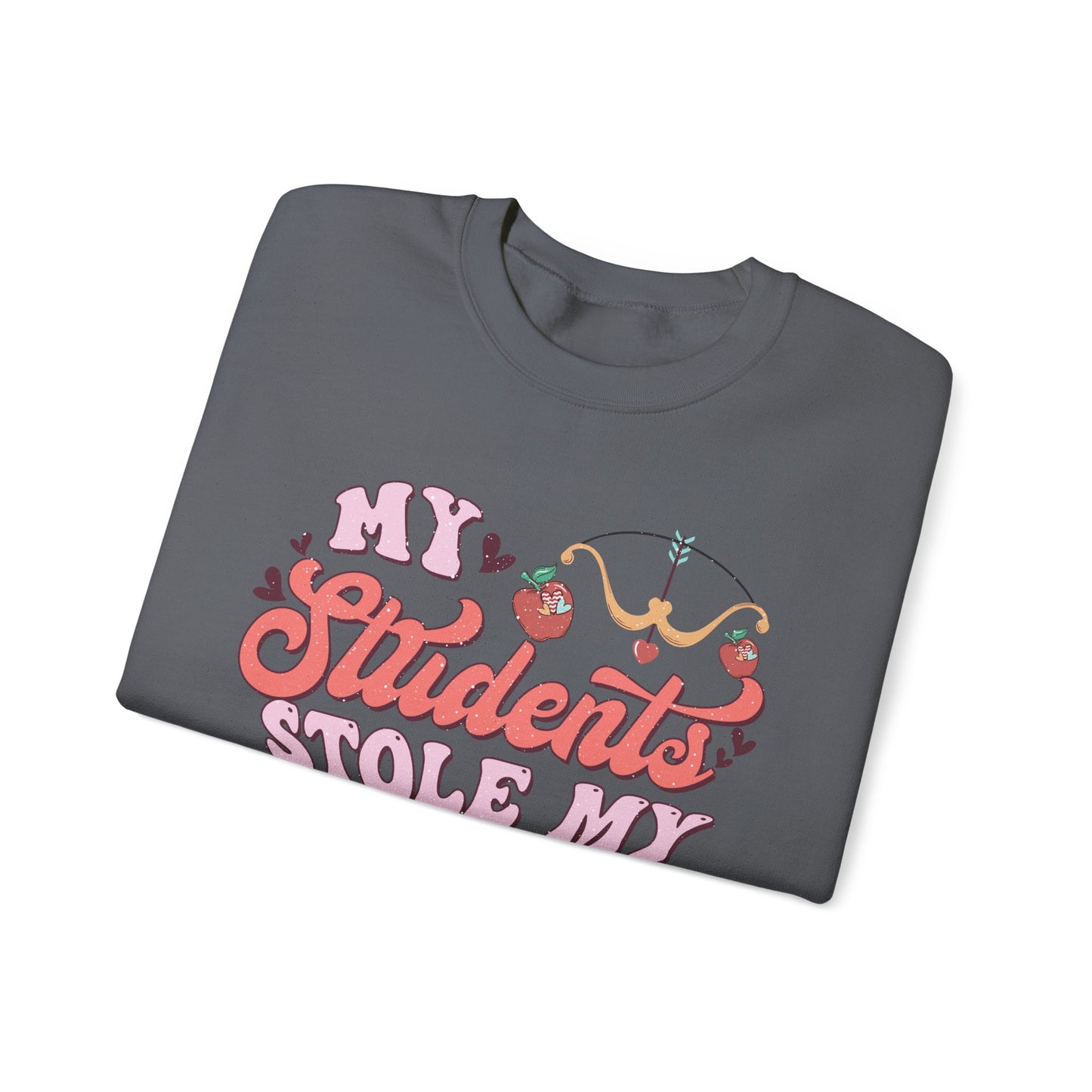 My Students Stole My Heart - Unisex Heavy Blend™ Crewneck Sweatshirt