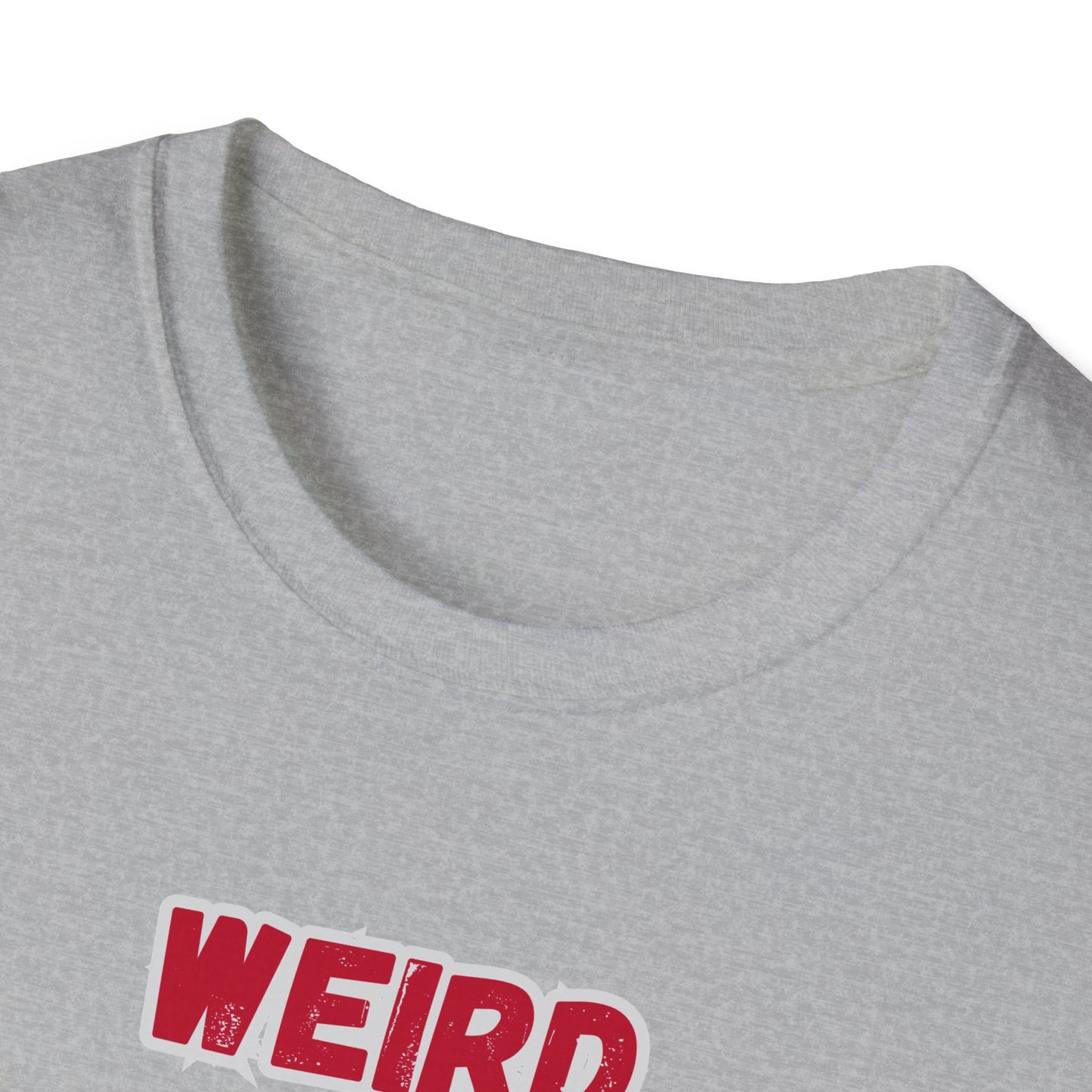 Weird Teacher Build Character - Unisex Softstyle T-Shirt