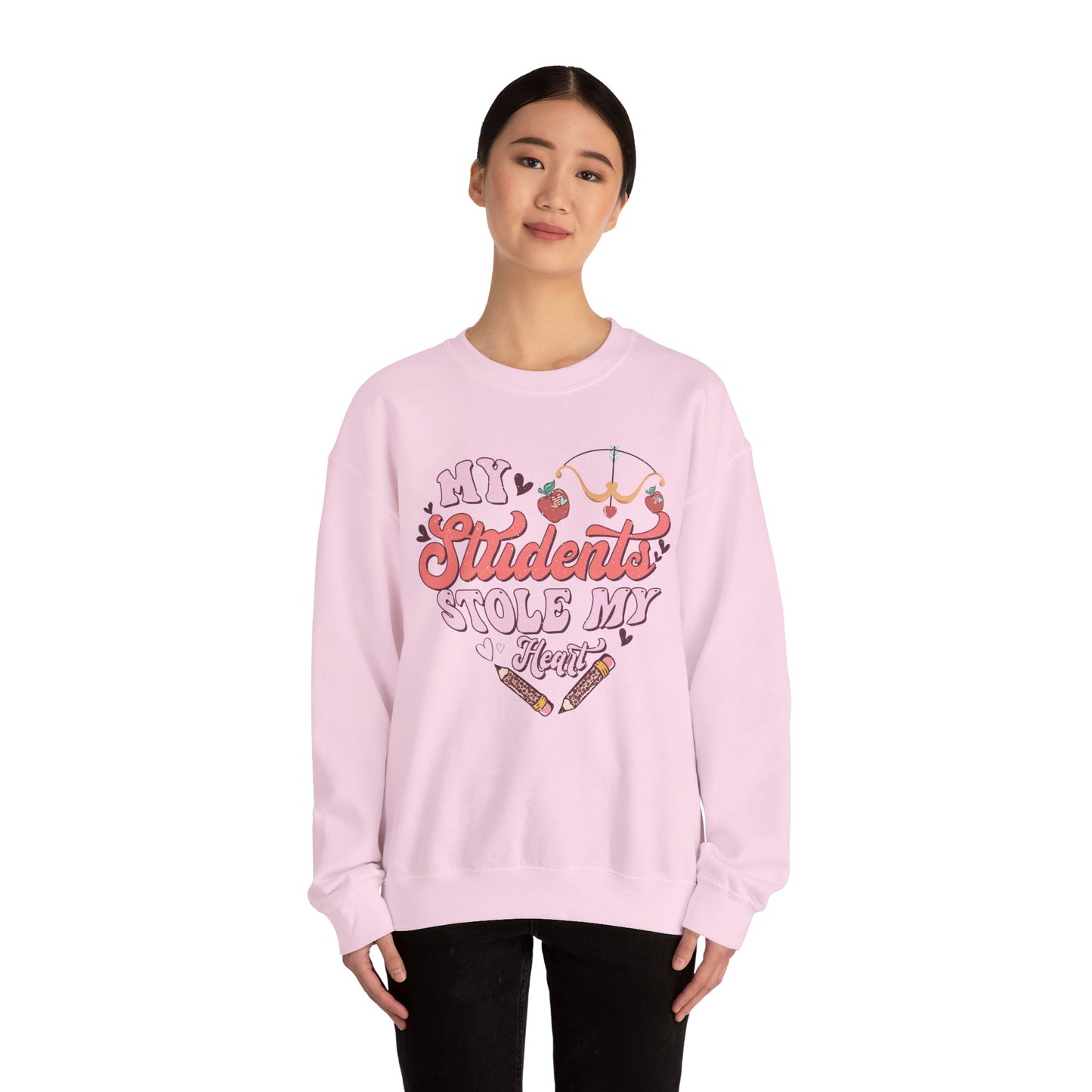 My Students Stole My Heart - Unisex Heavy Blend™ Crewneck Sweatshirt