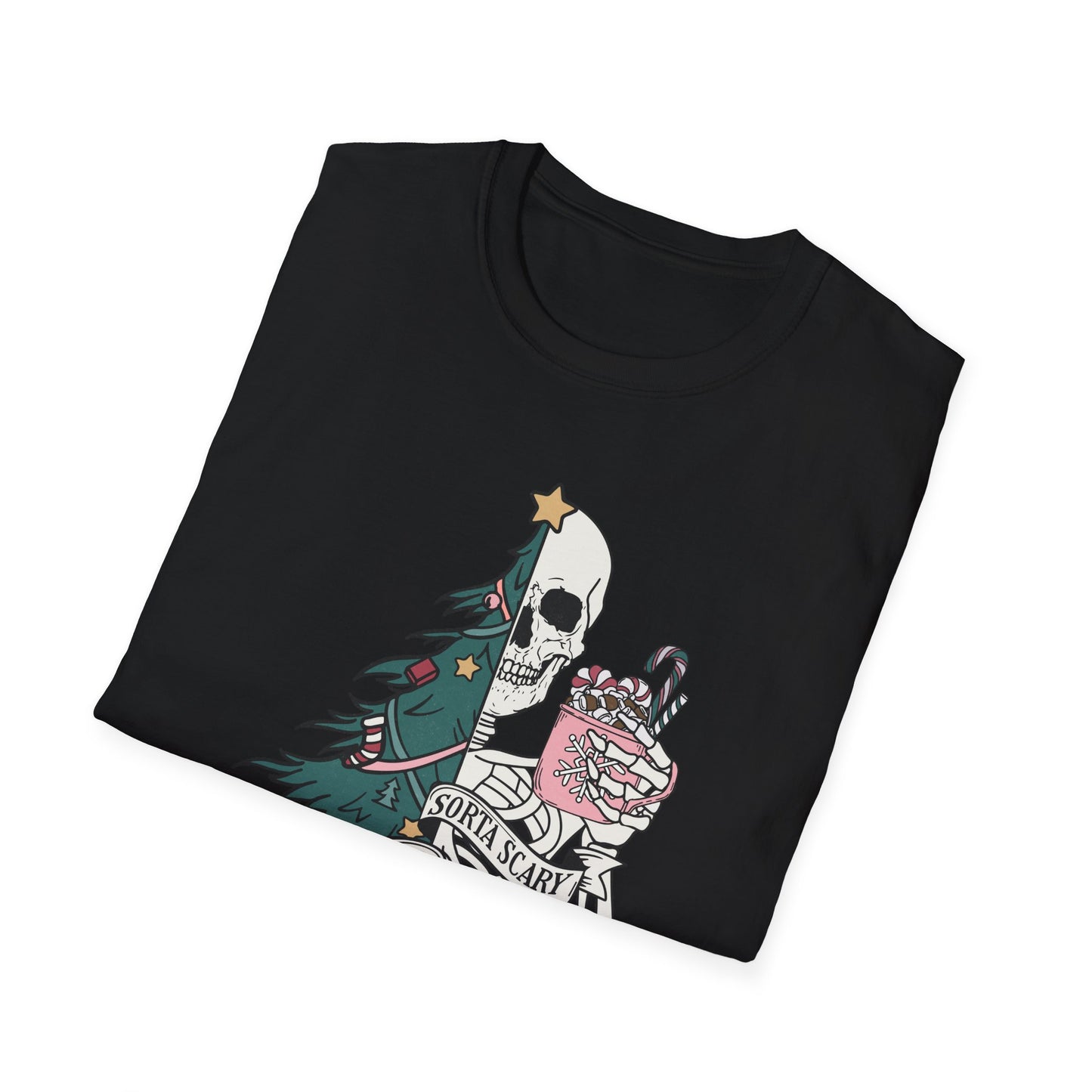 Sorta Merry Sorta Scary - Unisex Softstyle T-Shirt