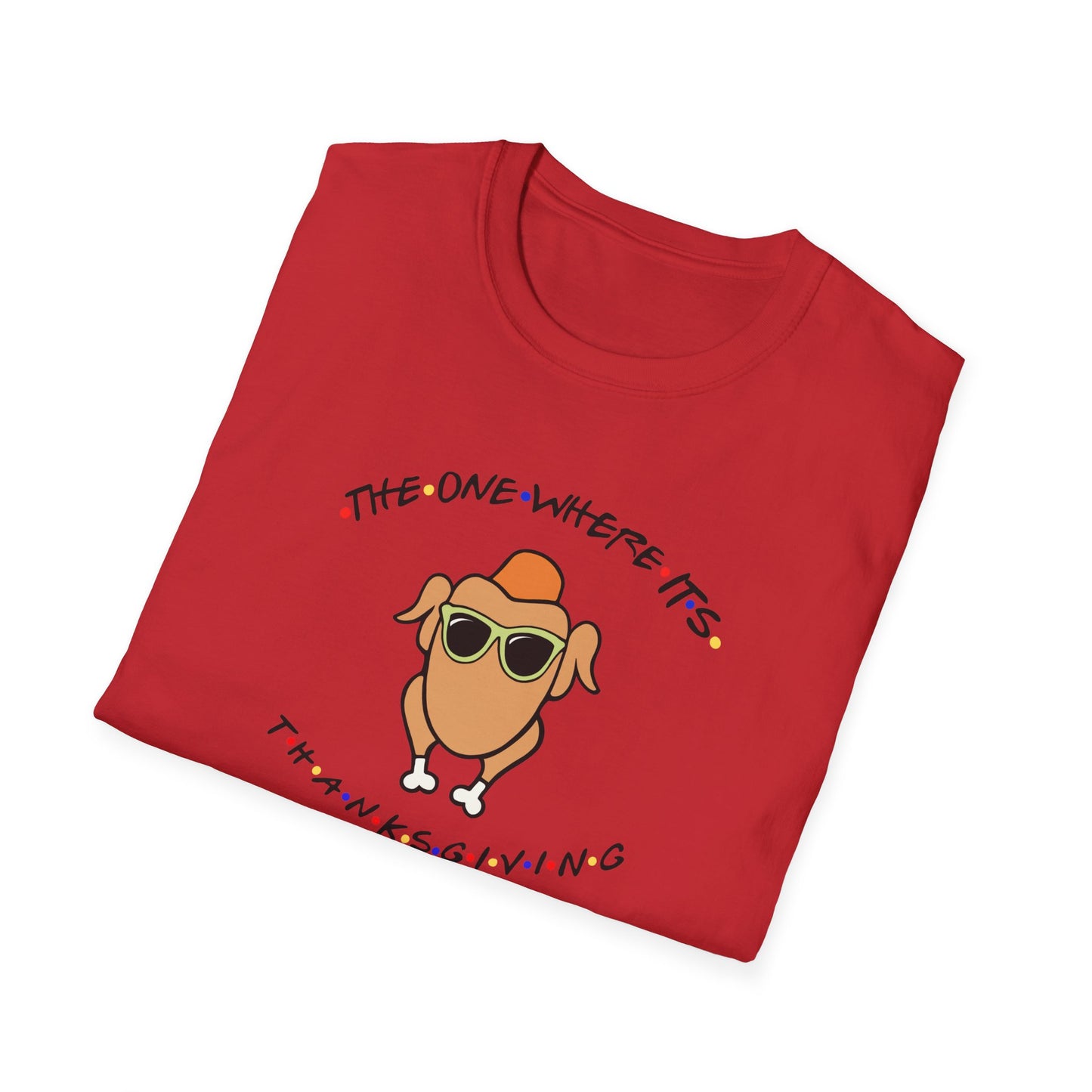 Friends Thanksgiving - Unisex Softstyle T-Shirt