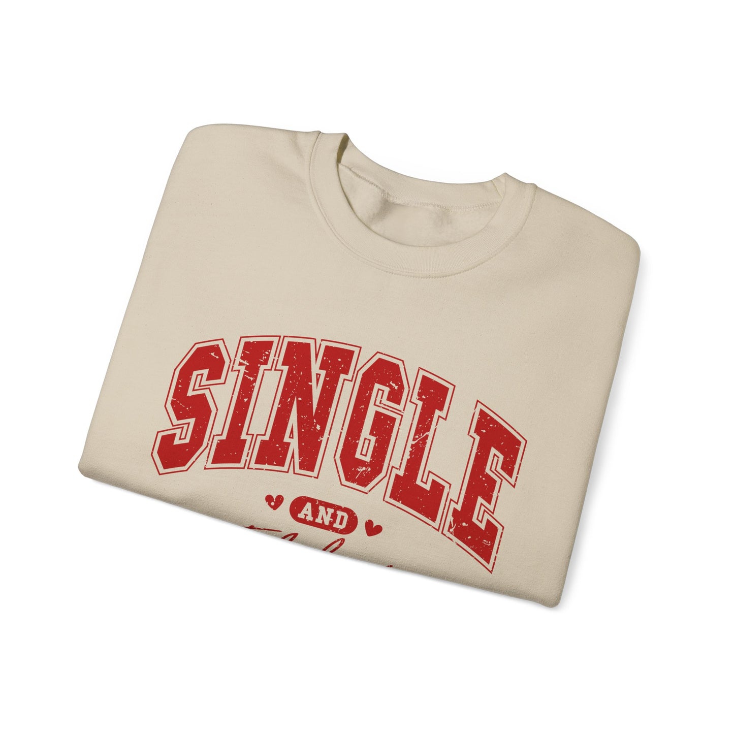Single and Fabulous - Unisex Heavy Blend™ Crewneck Sweatshirt
