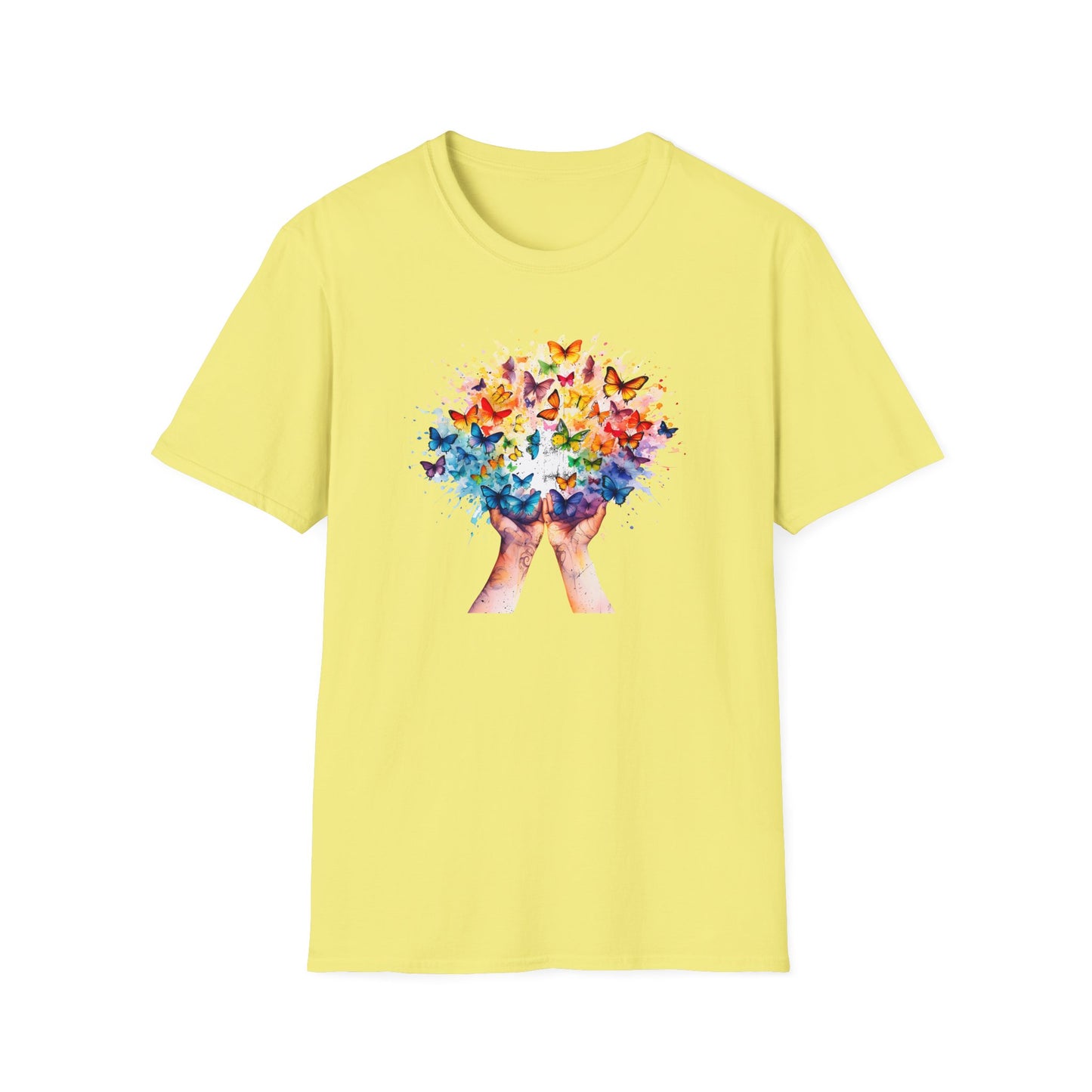 Let Go Butterflies - Unisex Softstyle T-Shirt