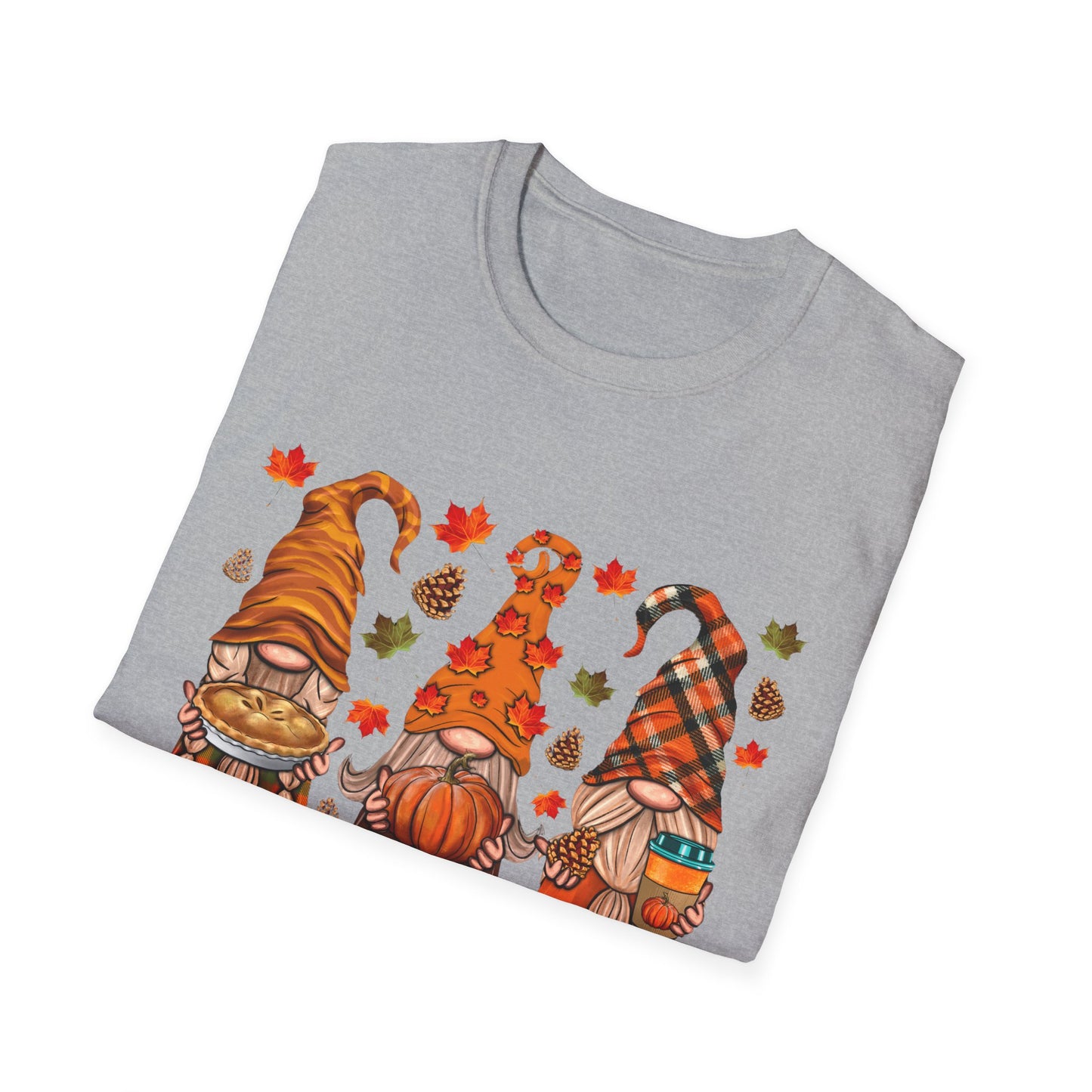 Thanksgiving Gnomes - Unisex Softstyle T-Shirt