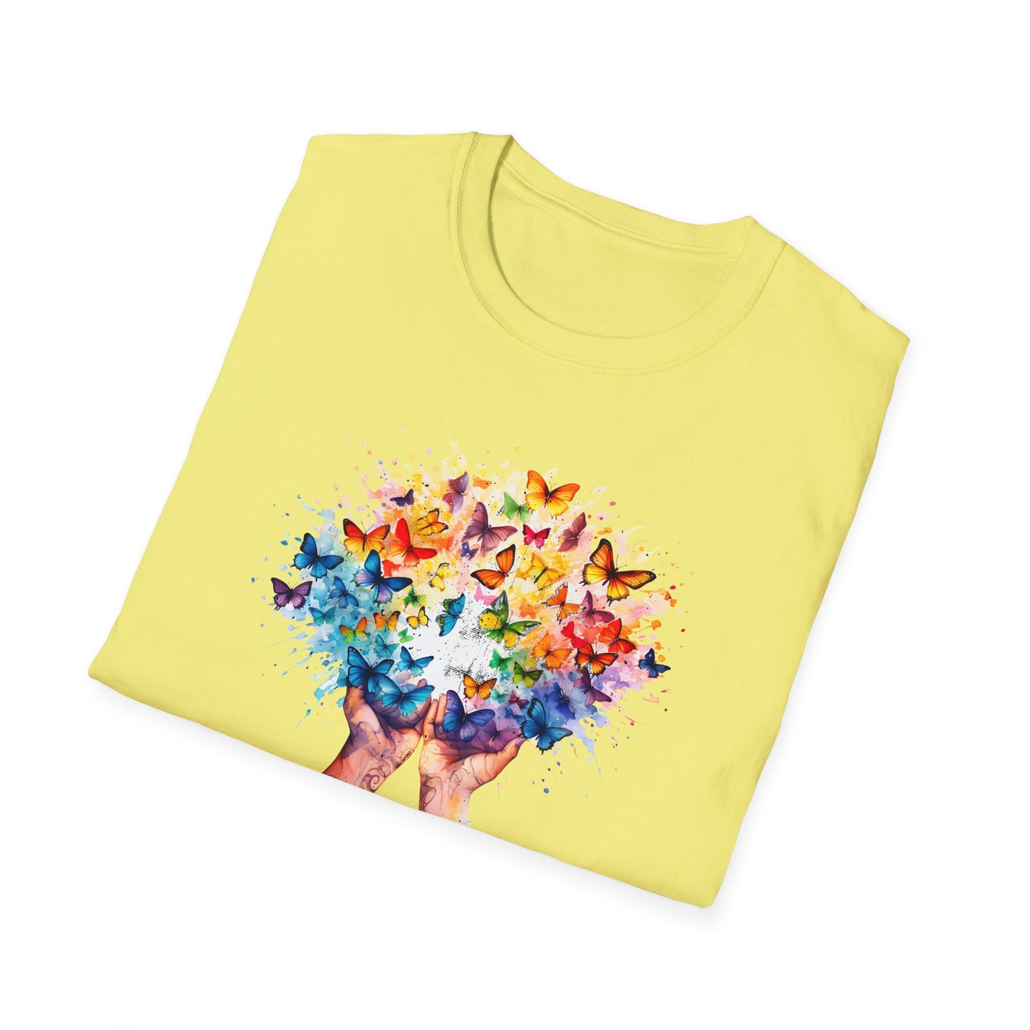 Let Go Butterflies - Unisex Softstyle T-Shirt