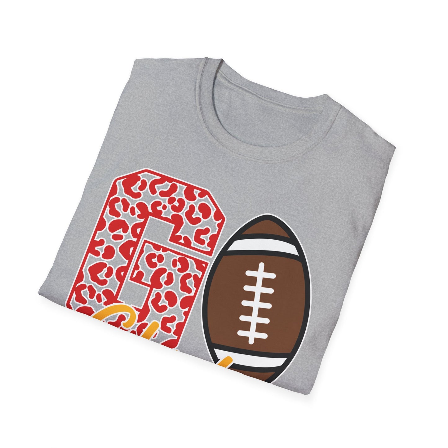 Go Chiefs Leopard - Unisex Softstyle T-Shirt