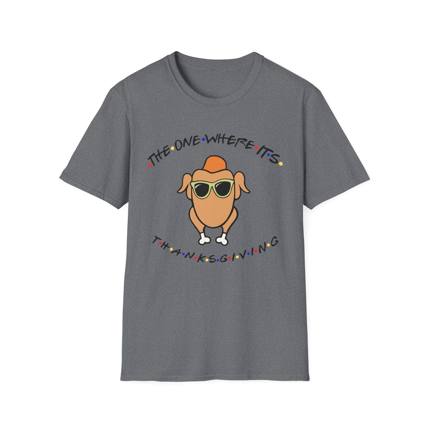 Friends Thanksgiving - Unisex Softstyle T-Shirt