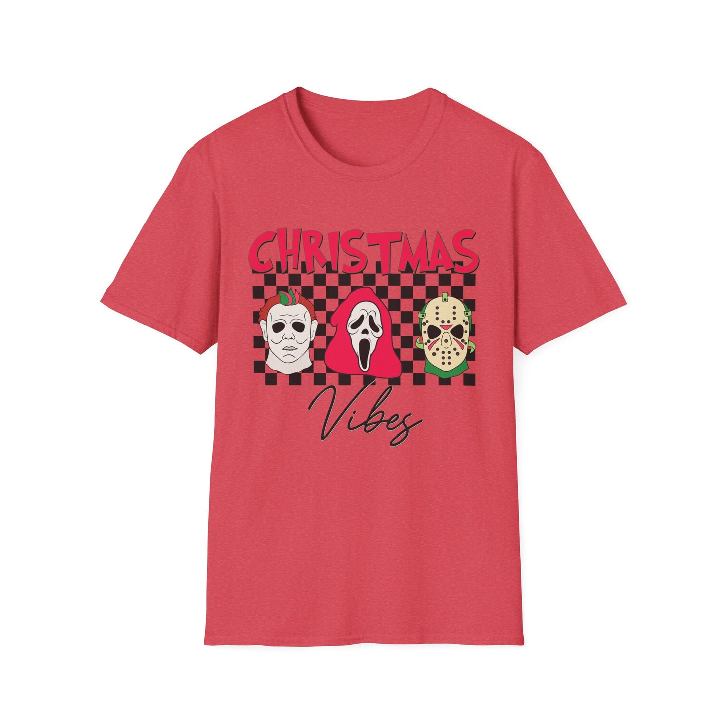 Horror Christmas Vibes - Unisex Softstyle T-Shirt