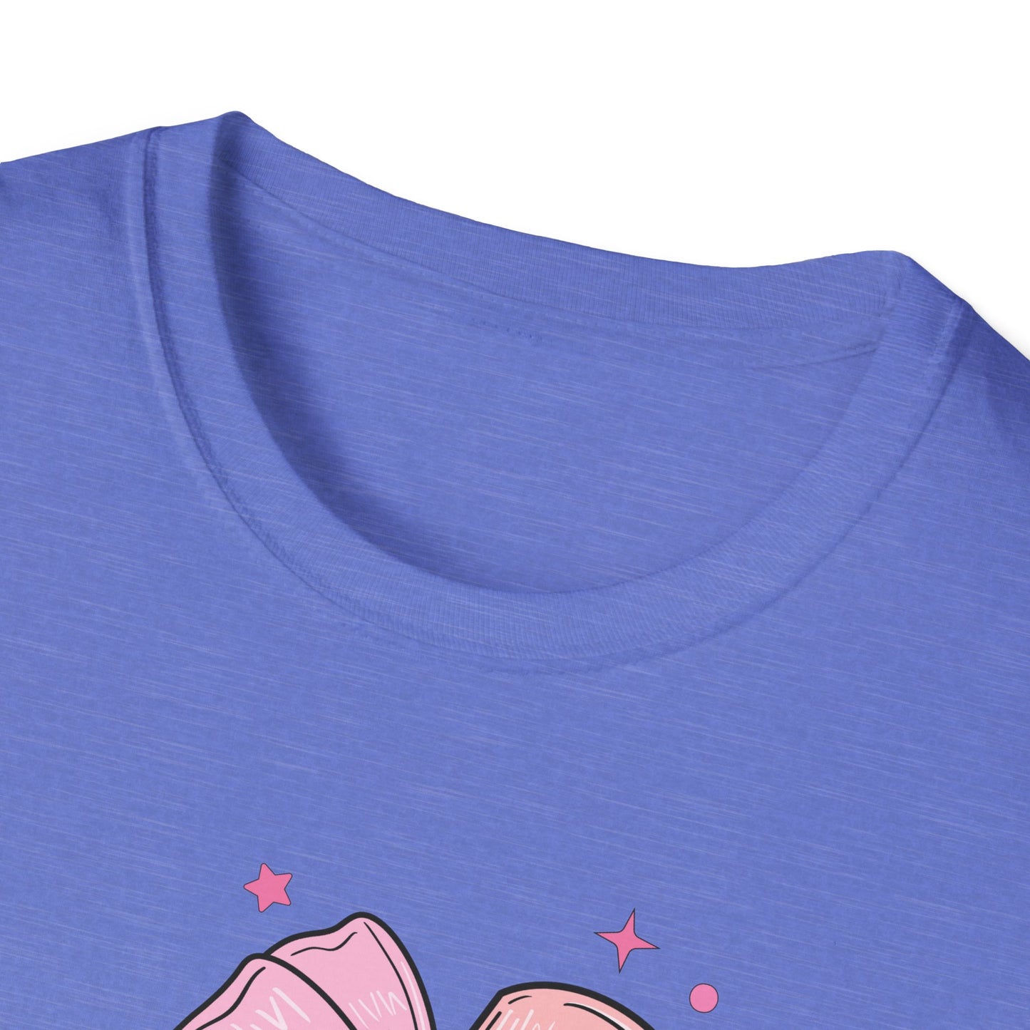 Pencil with Bow - Unisex Softstyle T-Shirt