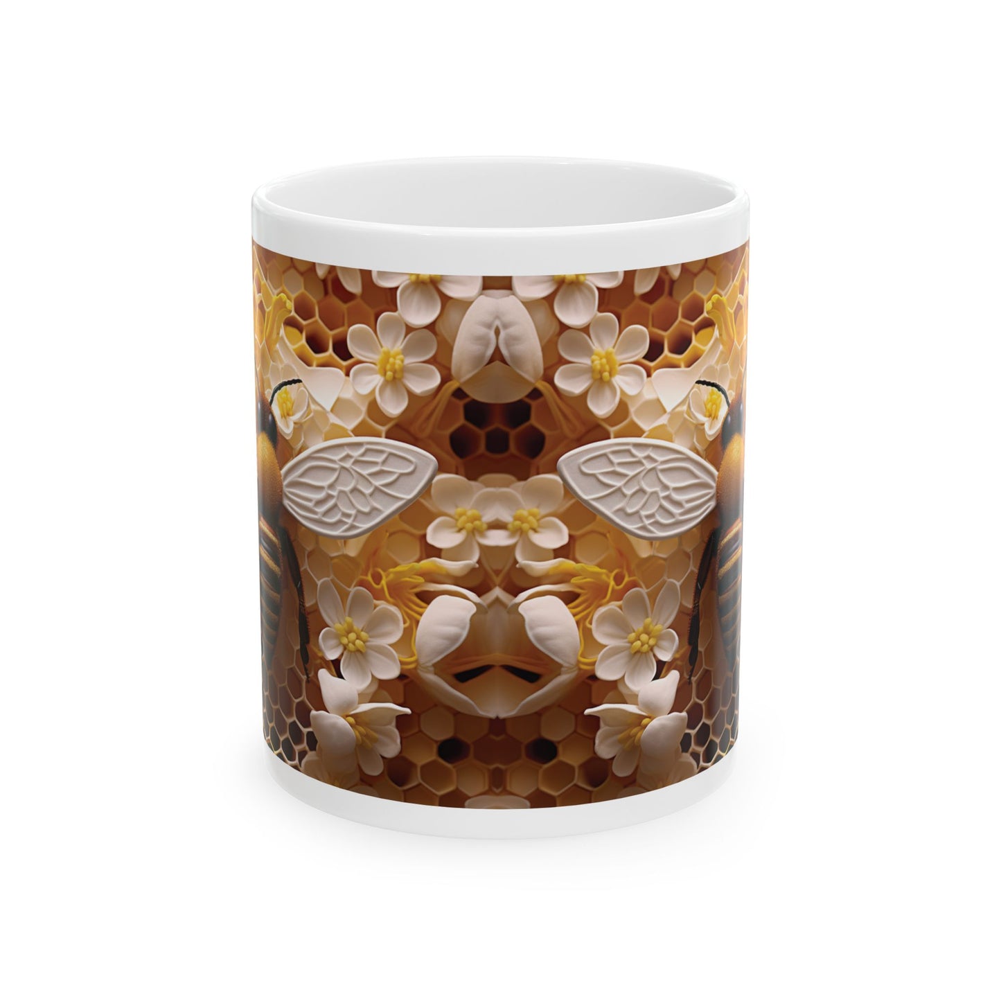 Bee Mug - Ceramic Mug (11oz)