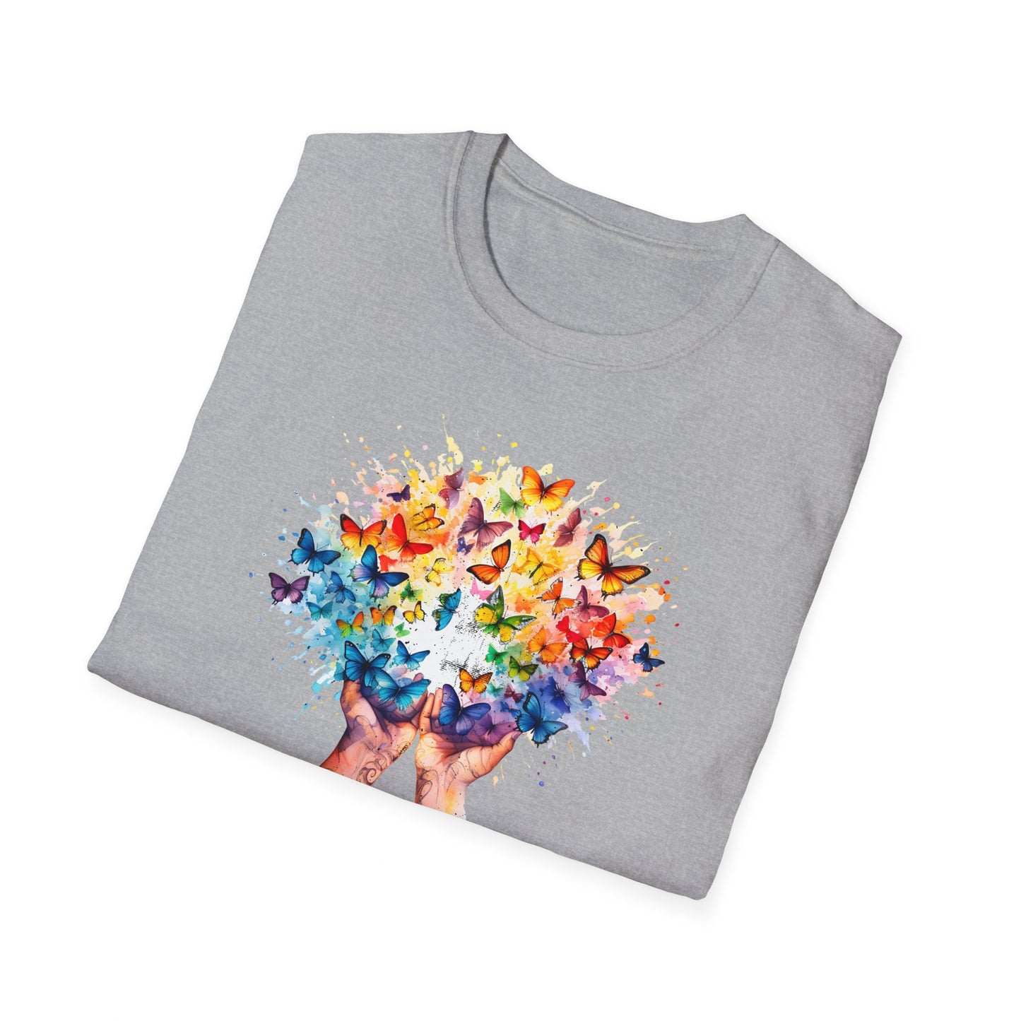 Let Go Butterflies - Unisex Softstyle T-Shirt