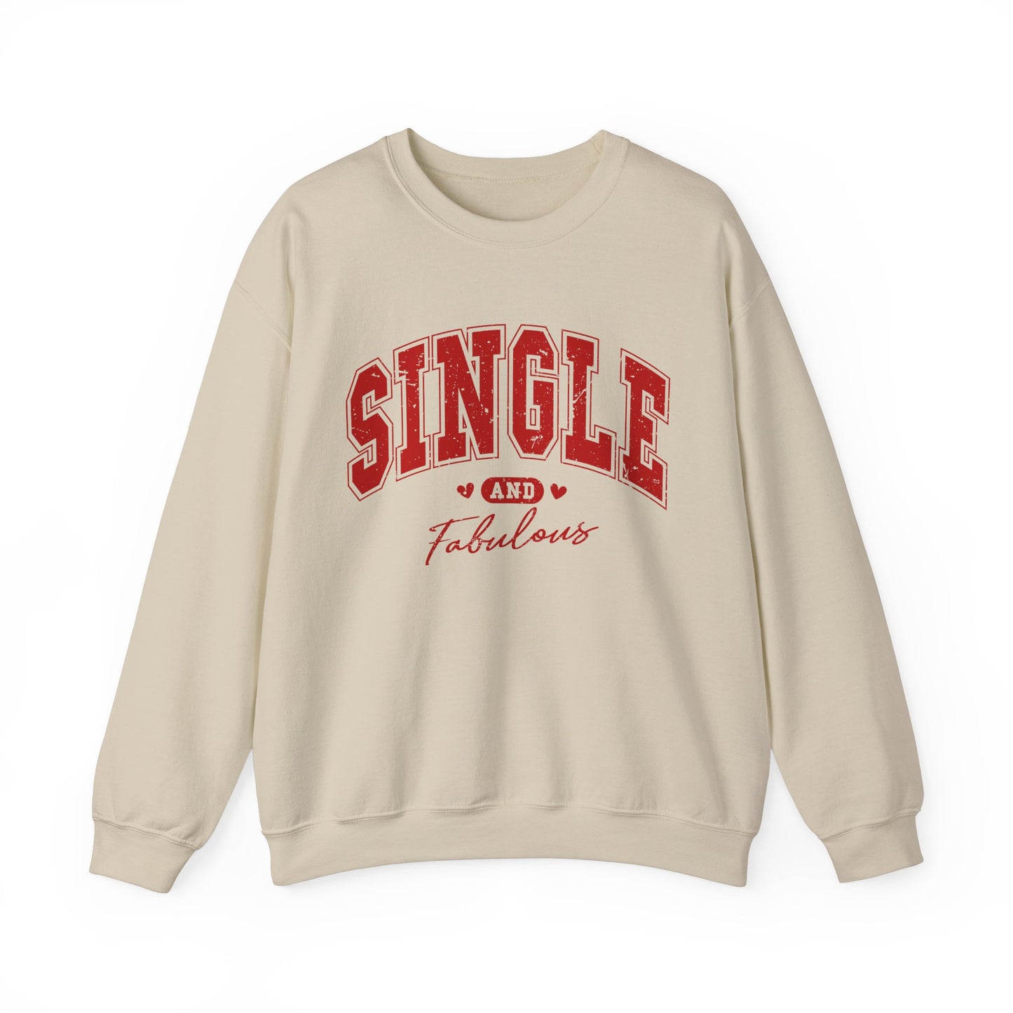 Single and Fabulous - Unisex Heavy Blend™ Crewneck Sweatshirt