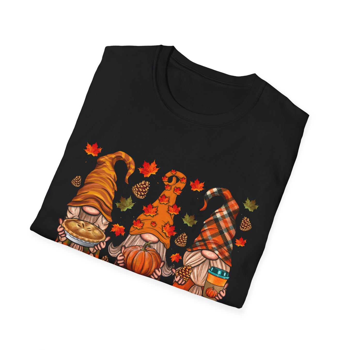 Thanksgiving Gnomes - Unisex Softstyle T-Shirt