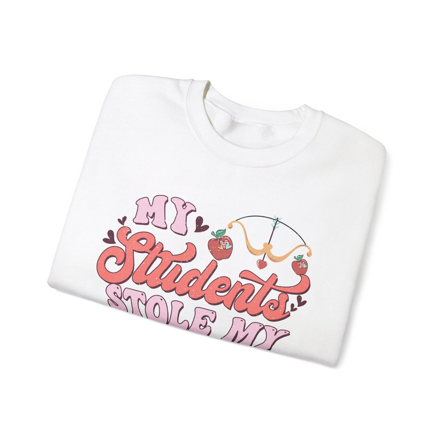 My Students Stole My Heart - Unisex Heavy Blend™ Crewneck Sweatshirt