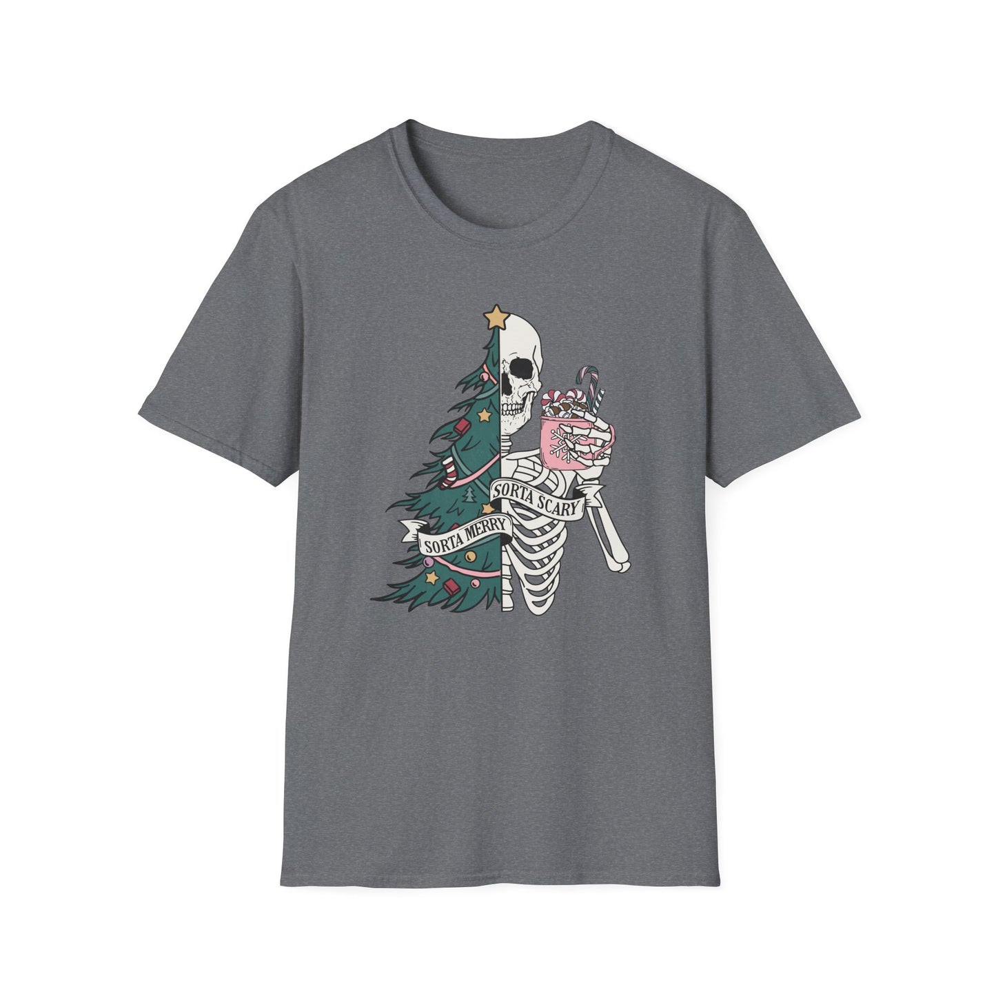 Sorta Merry Sorta Scary - Unisex Softstyle T-Shirt