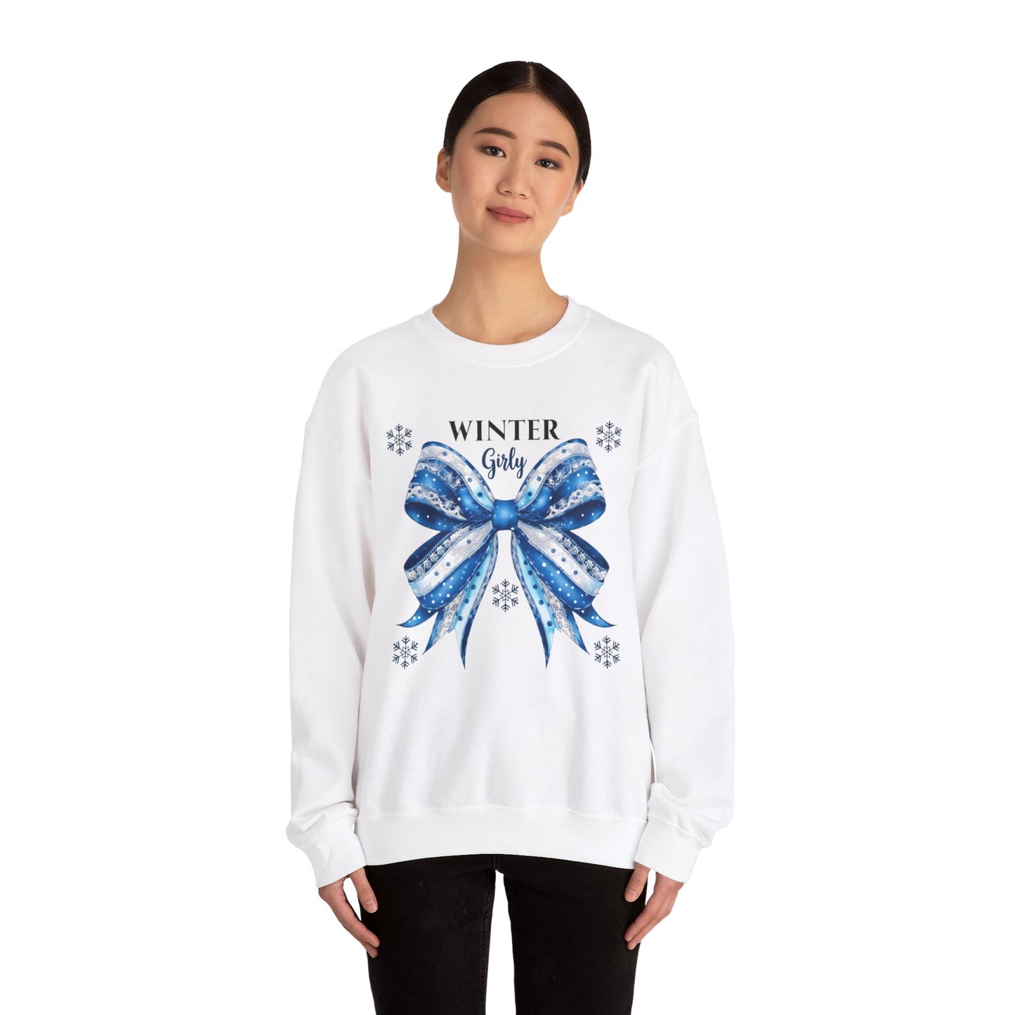 Winter Girly - Unisex Heavy Blend™ Crewneck Sweatshirt