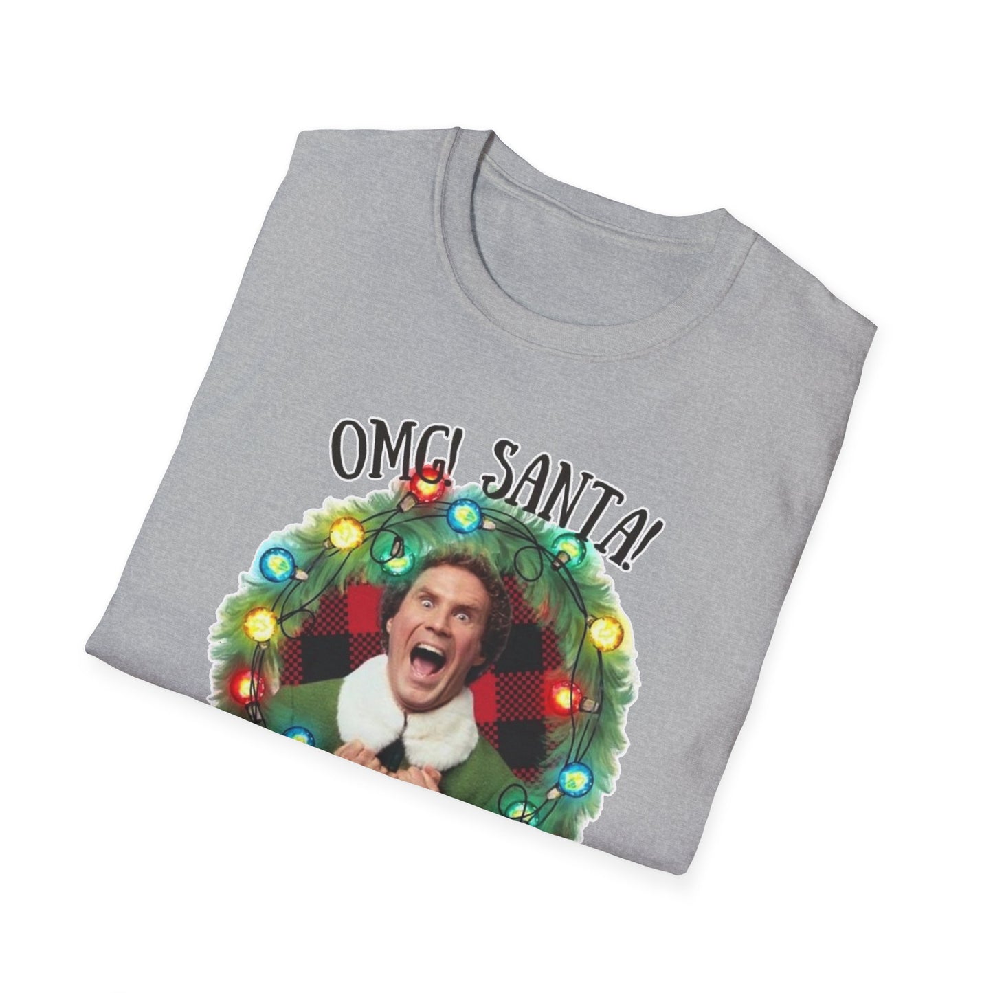 OMG Santa!! - Unisex Softstyle T-Shirt