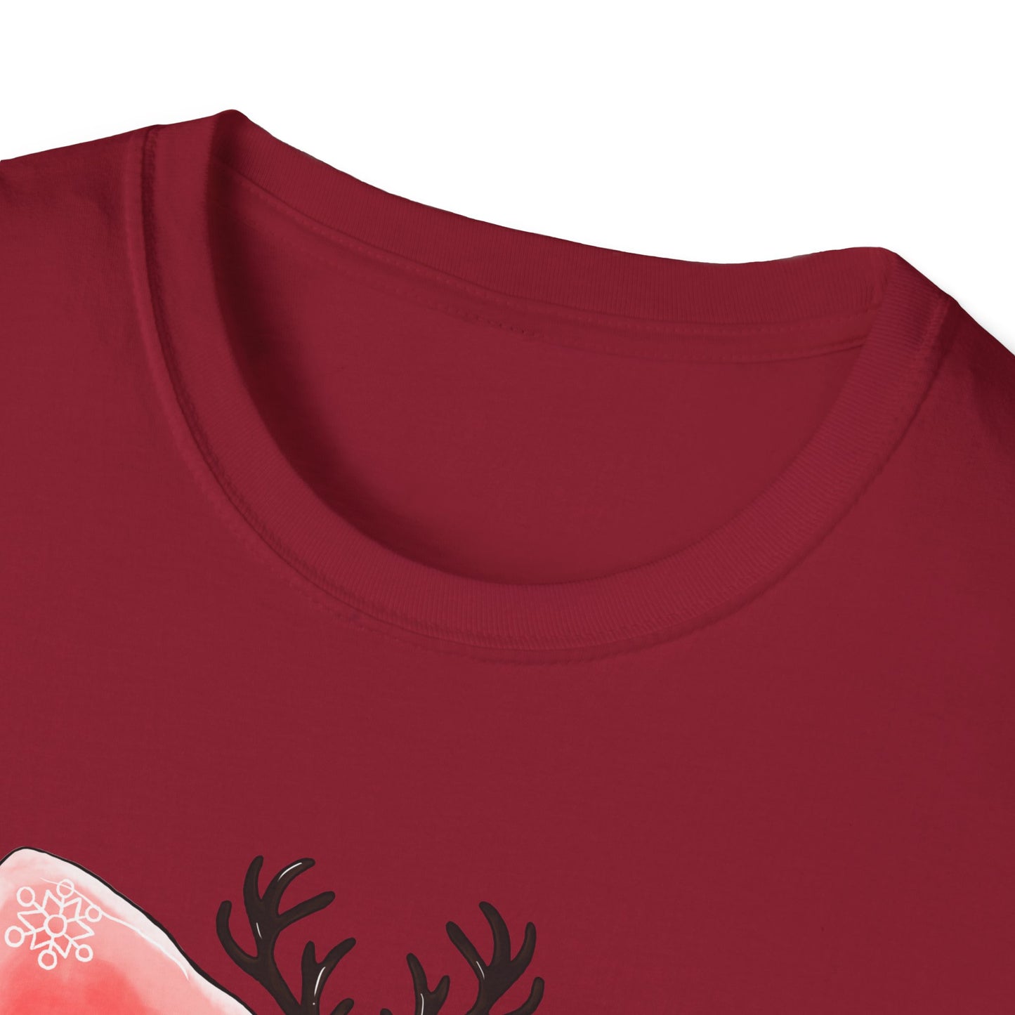 Christmas Cherry Coquette - Unisex Softstyle T-Shirt