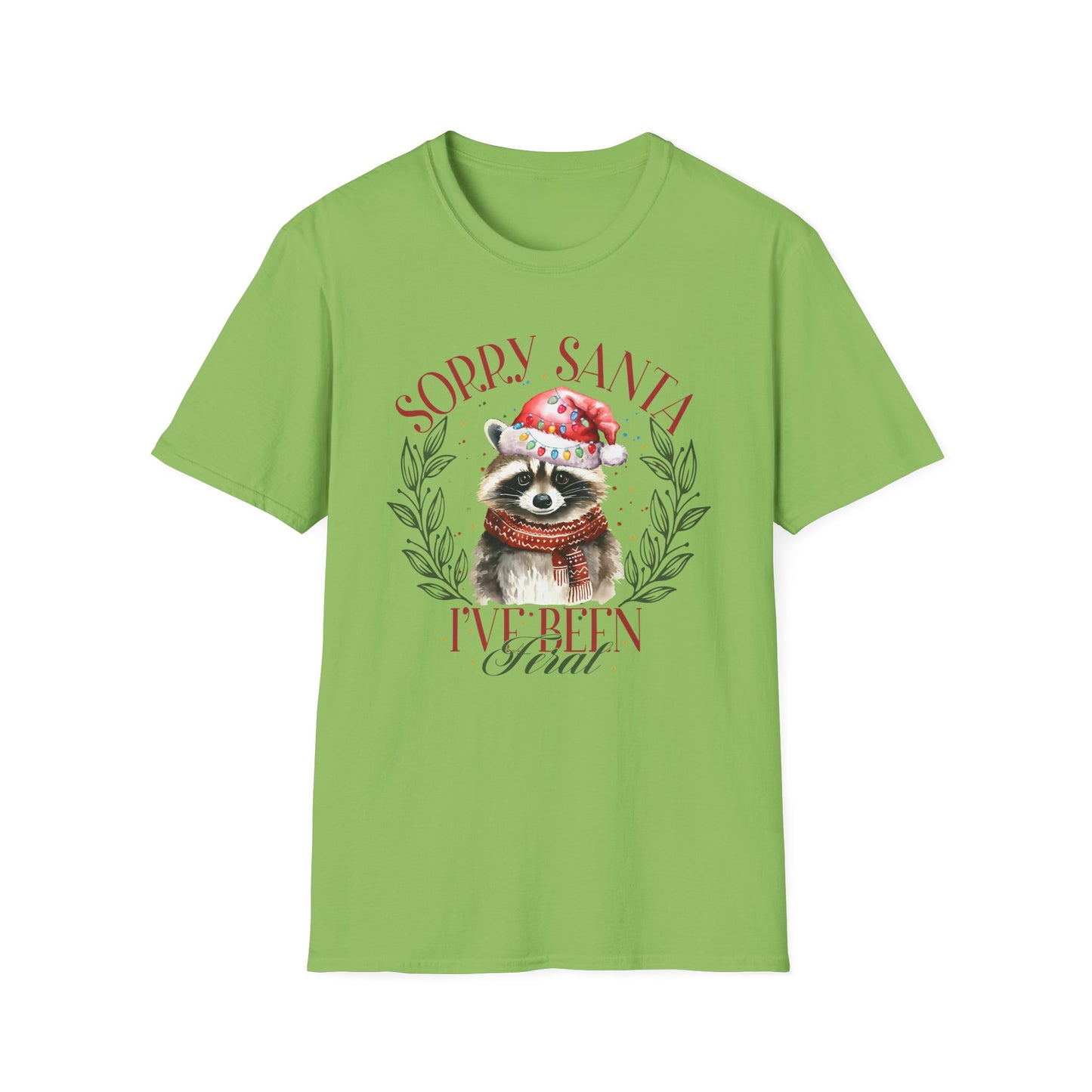 Sorry Santa I've Been Feral - Unisex Softstyle T-Shirt