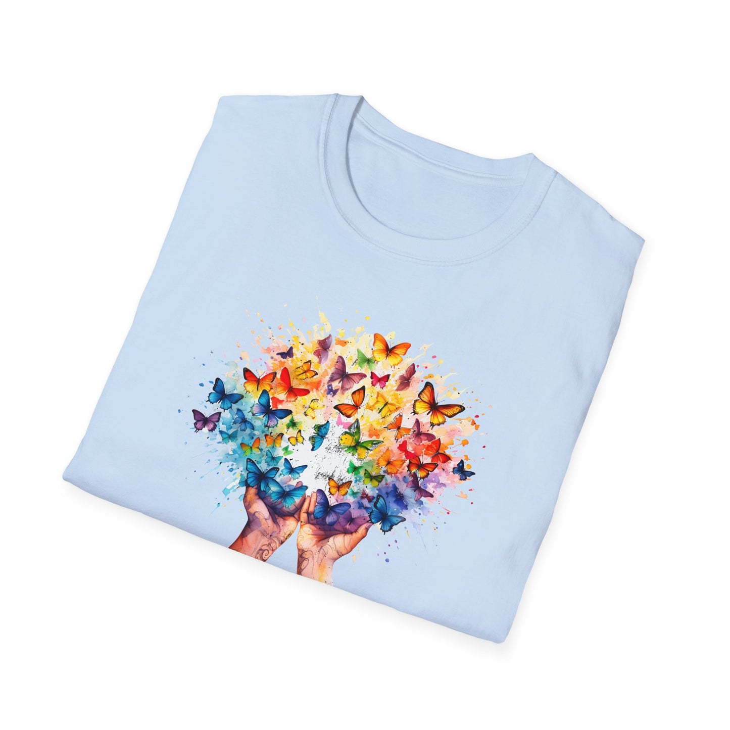 Let Go Butterflies - Unisex Softstyle T-Shirt