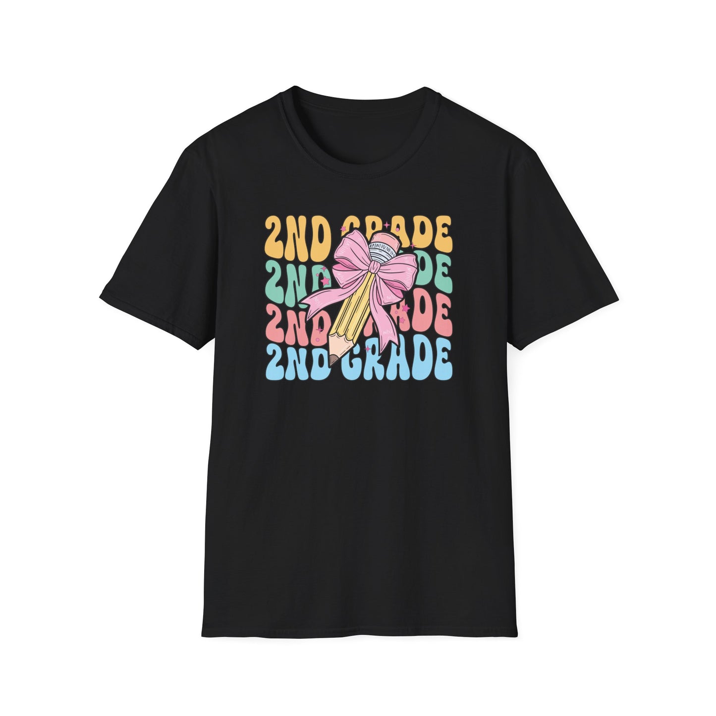 2nd Grade Pencil - Unisex Softstyle T-Shirt