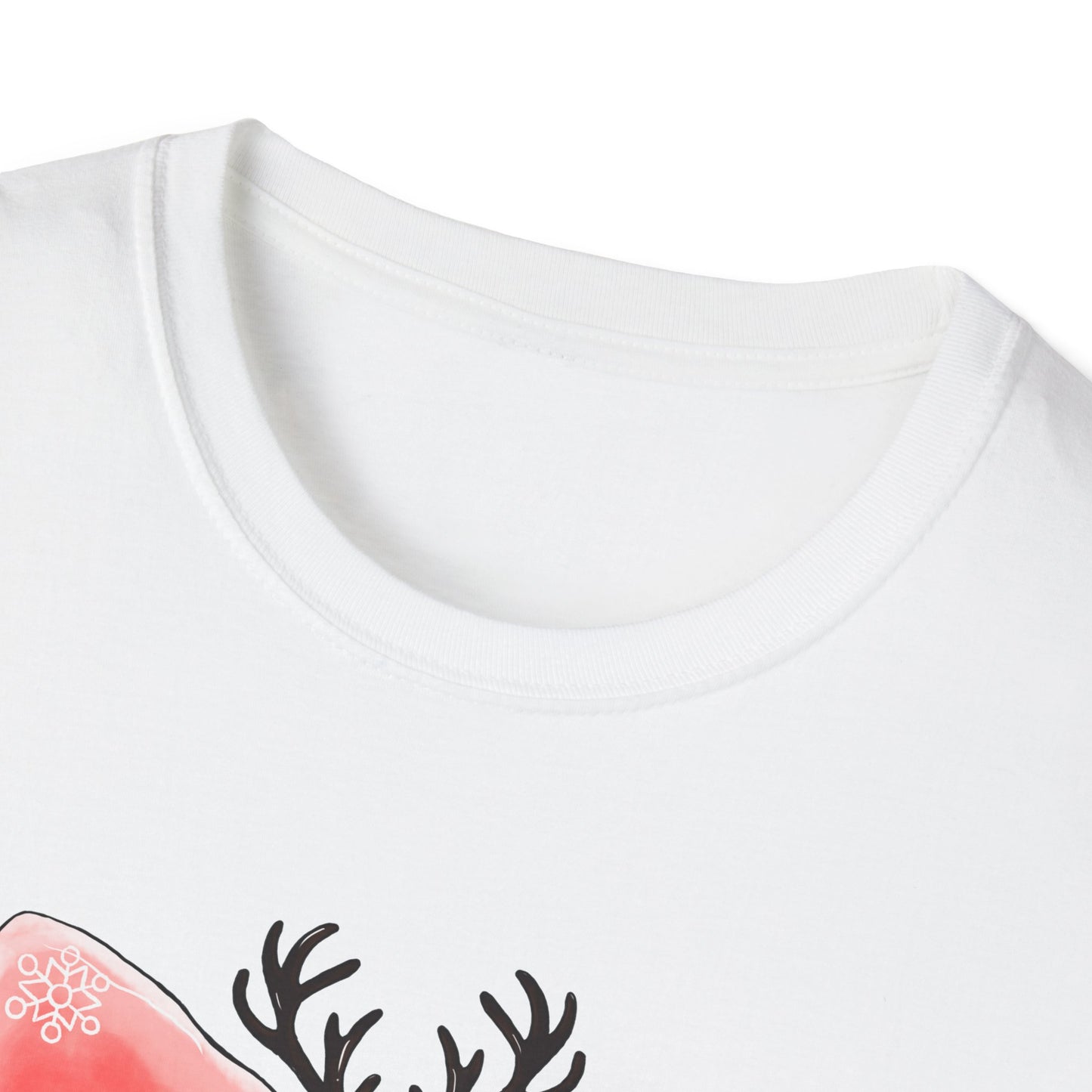 Christmas Cherry Coquette - Unisex Softstyle T-Shirt