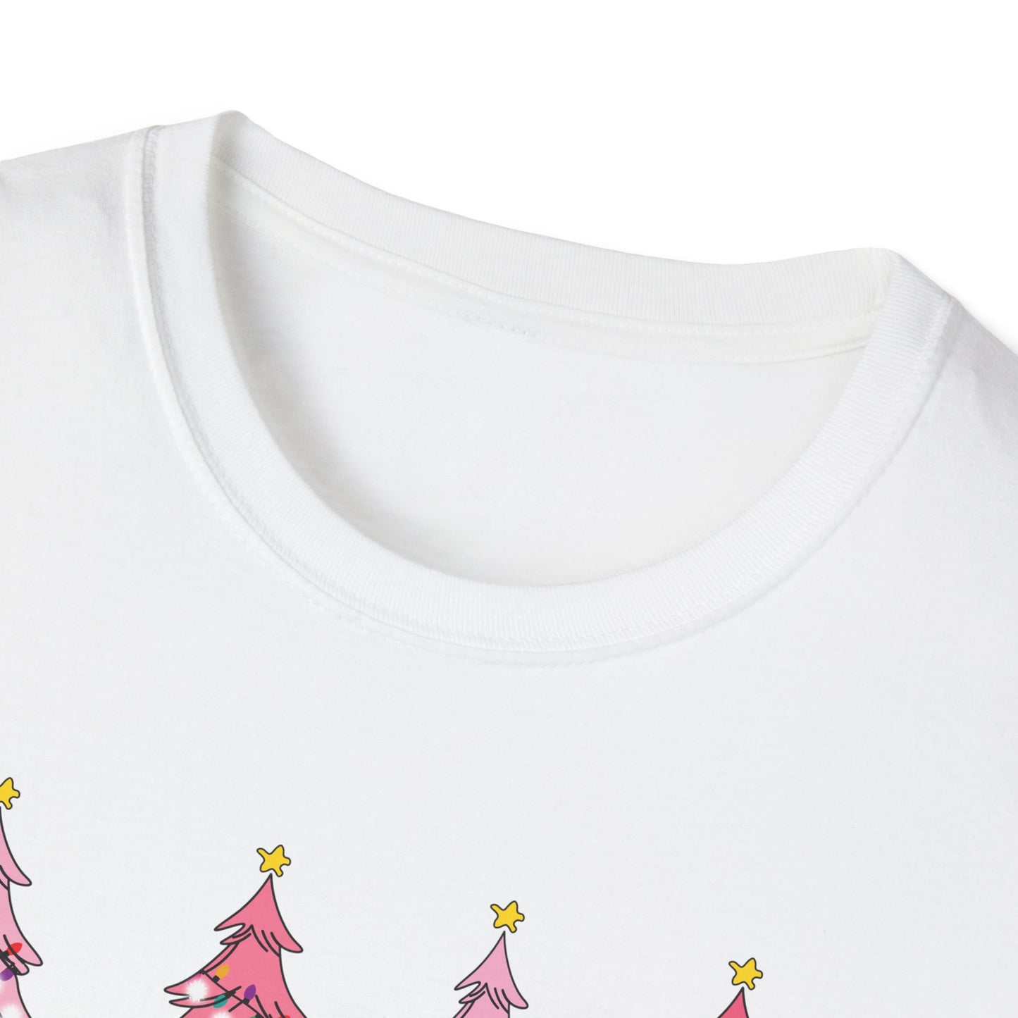 Merry & Bright Pink - Unisex Softstyle T-Shirt