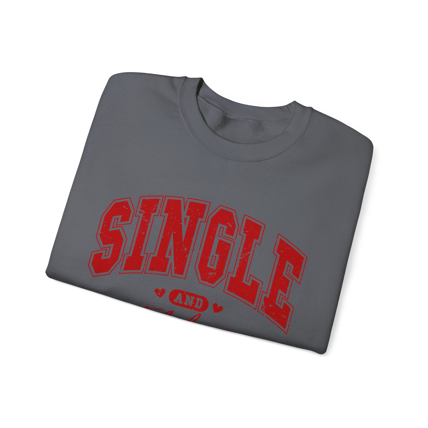 Single and Fabulous - Unisex Heavy Blend™ Crewneck Sweatshirt
