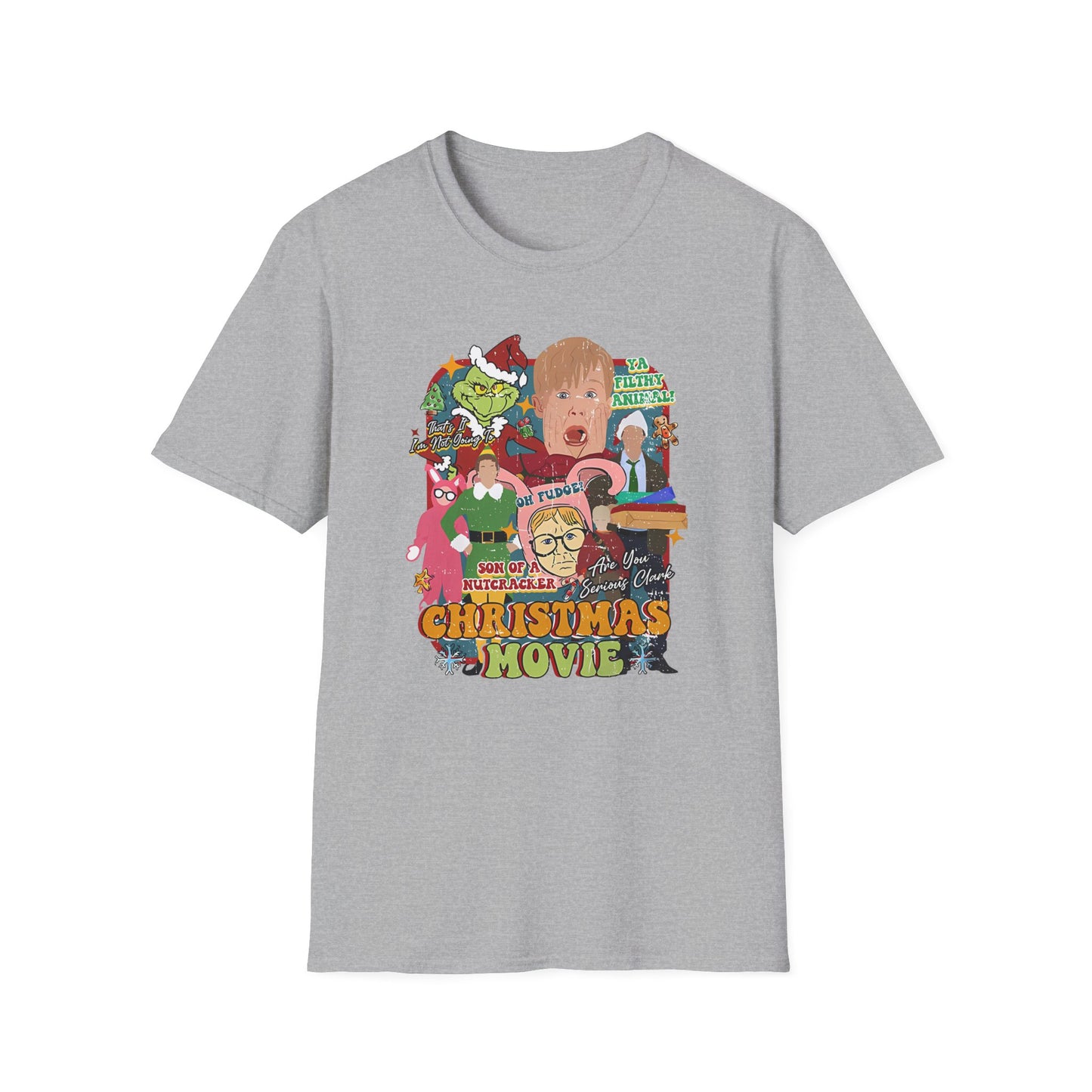 Christmas Movie - Unisex Softstyle T-Shirt