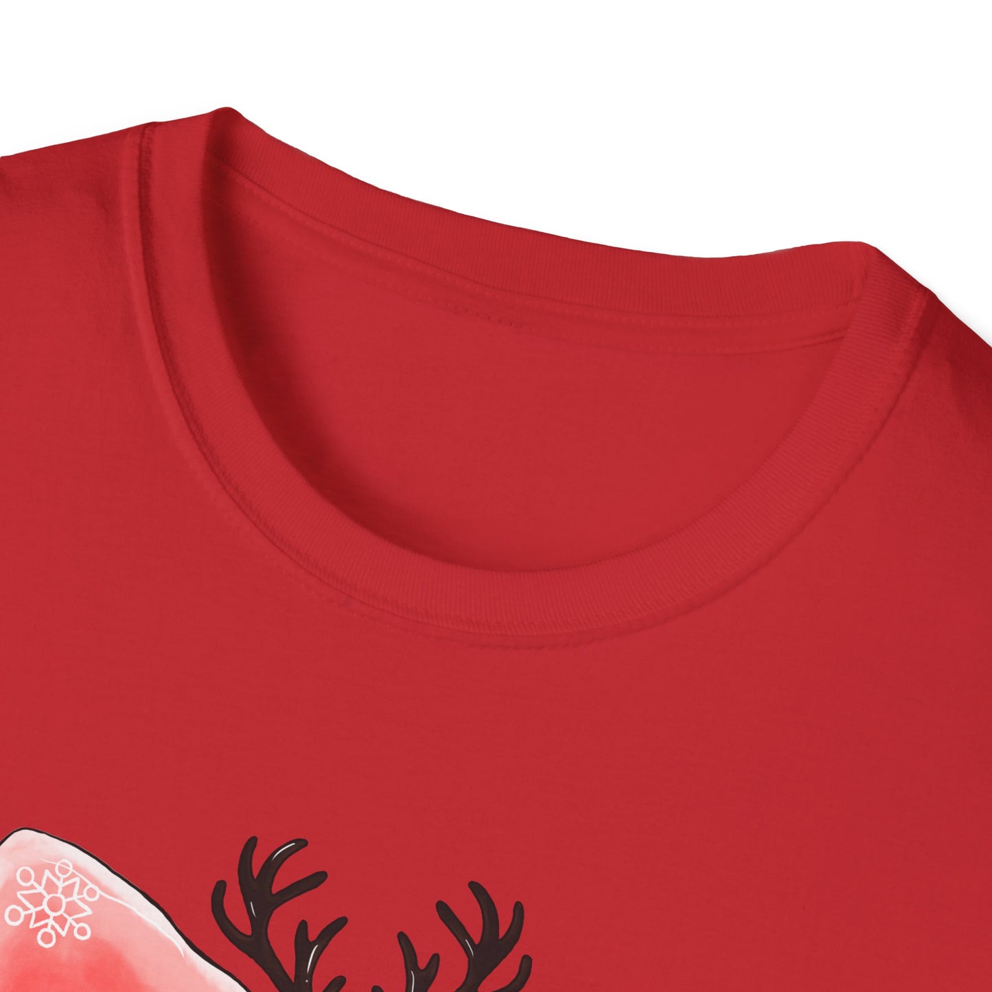 Christmas Cherry Coquette - Unisex Softstyle T-Shirt