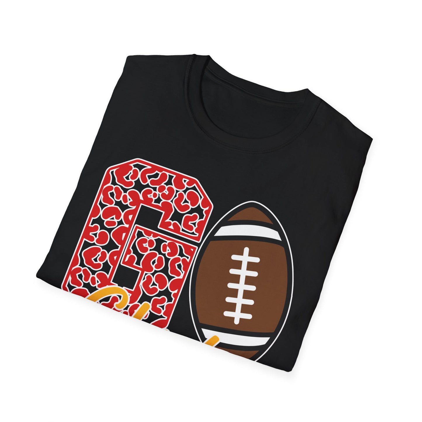 Go Chiefs Leopard - Unisex Softstyle T-Shirt
