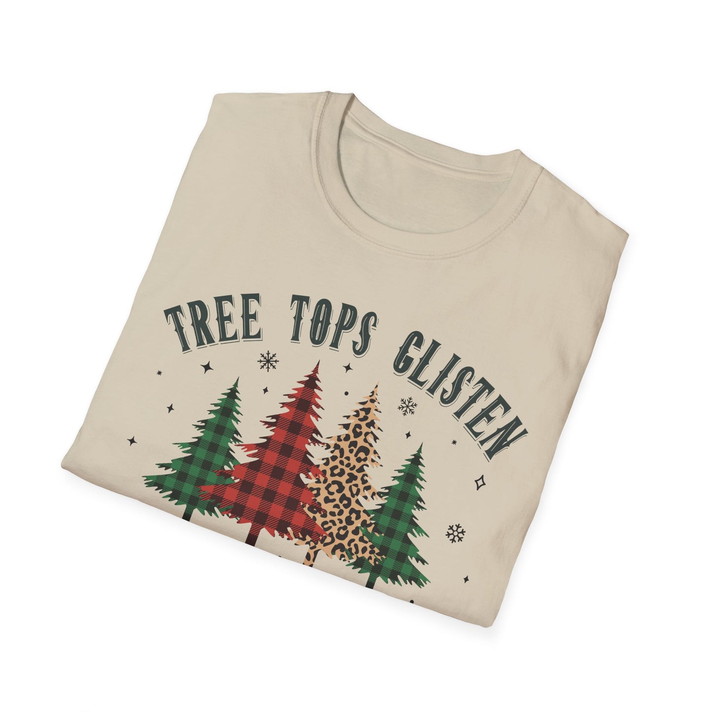 Treetops Glisten - Unisex Softstyle T-Shirt