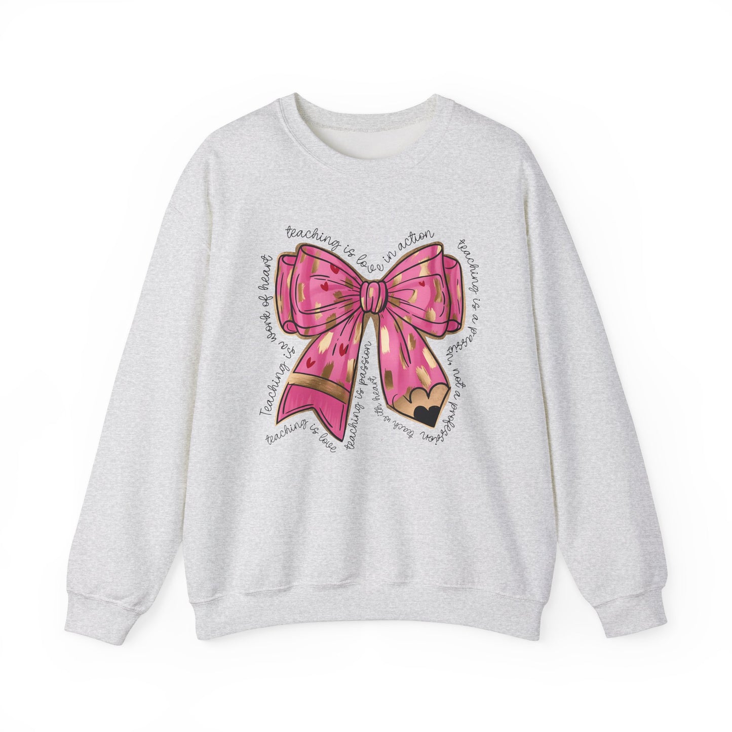 Teaching is Love in Action - Unisex Heavy Blend™ Crewneck Sweatshirt