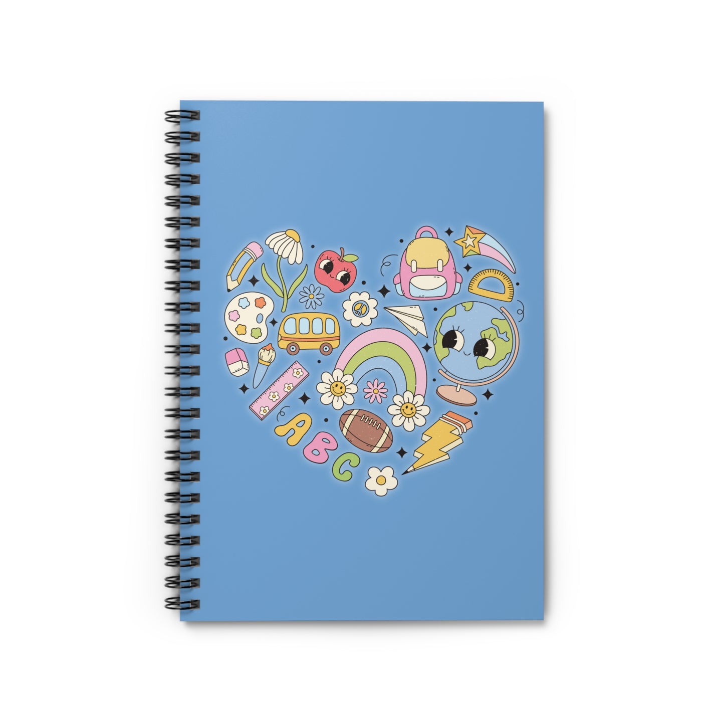 School Heart - Spiral Notebook - Ruled Line