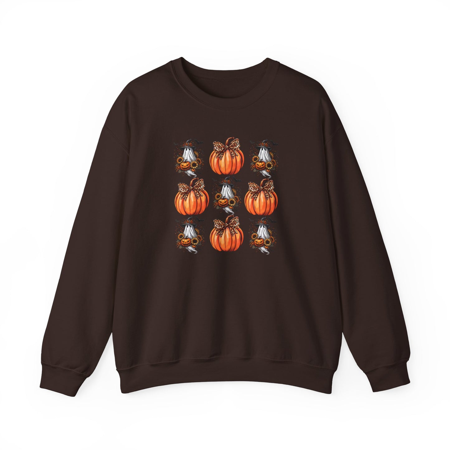 Ghost Pumpkin Coquette - Unisex Heavy Blend™ Crewneck Sweatshirt