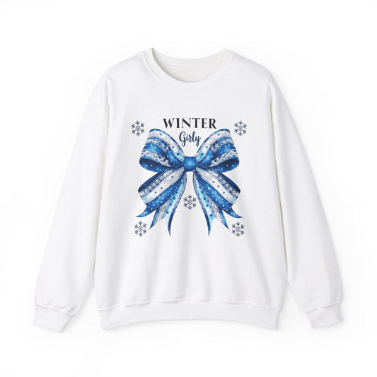 Winter Girly - Unisex Heavy Blend™ Crewneck Sweatshirt