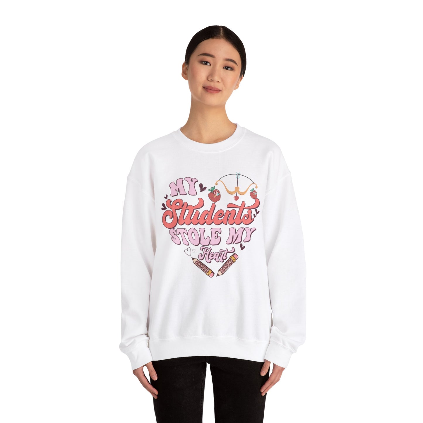 My Students Stole My Heart - Unisex Heavy Blend™ Crewneck Sweatshirt