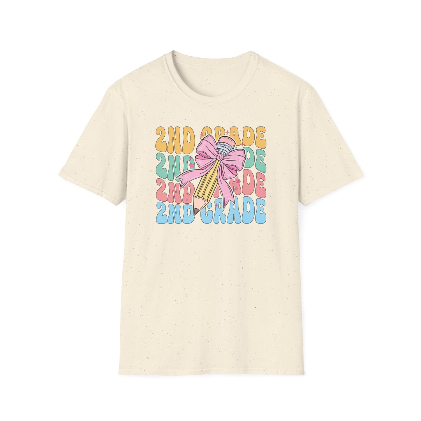 2nd Grade Pencil - Unisex Softstyle T-Shirt